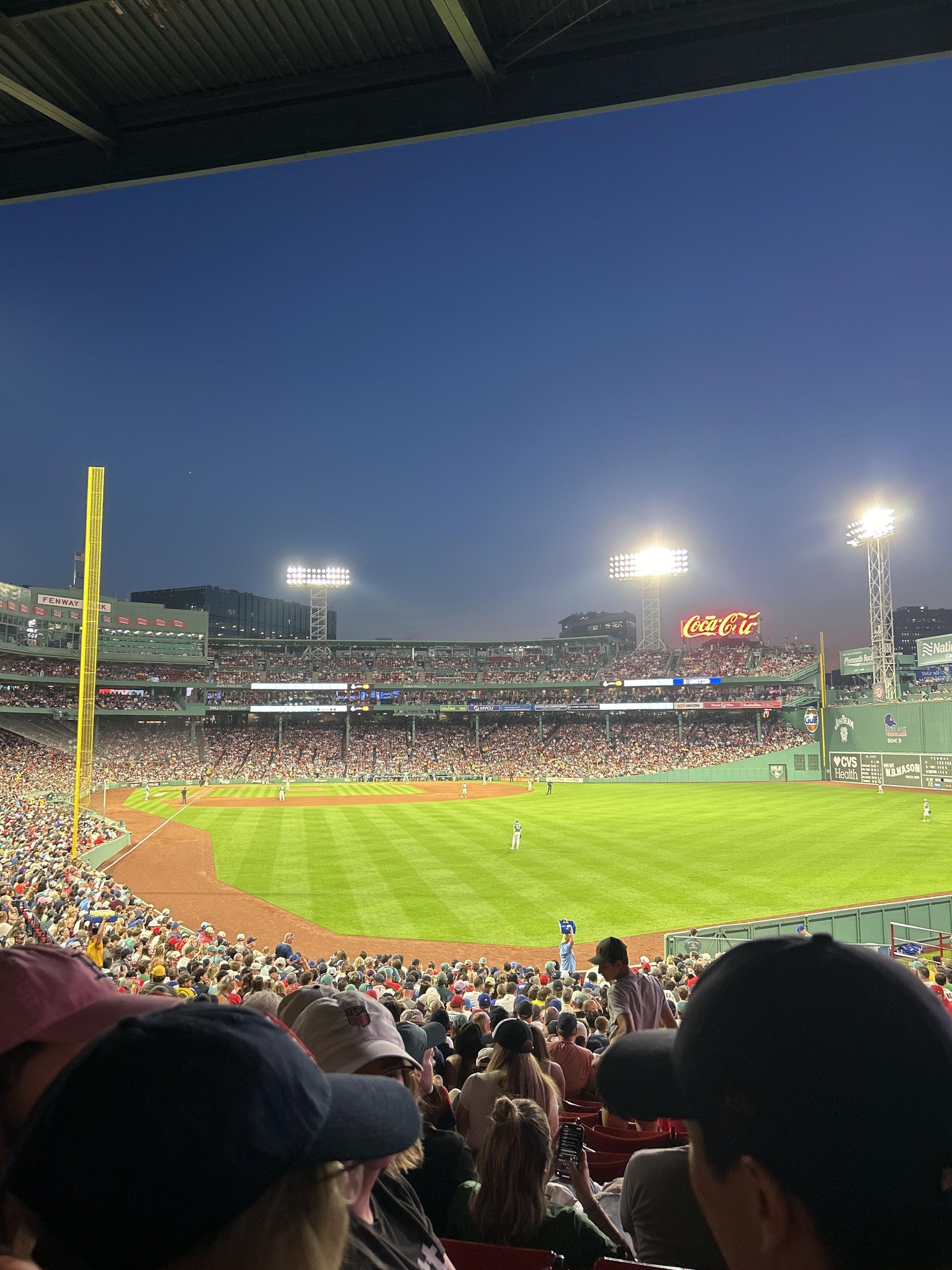 Real Fan View taken from Grandstand 3 at Fenway Park by Katie T