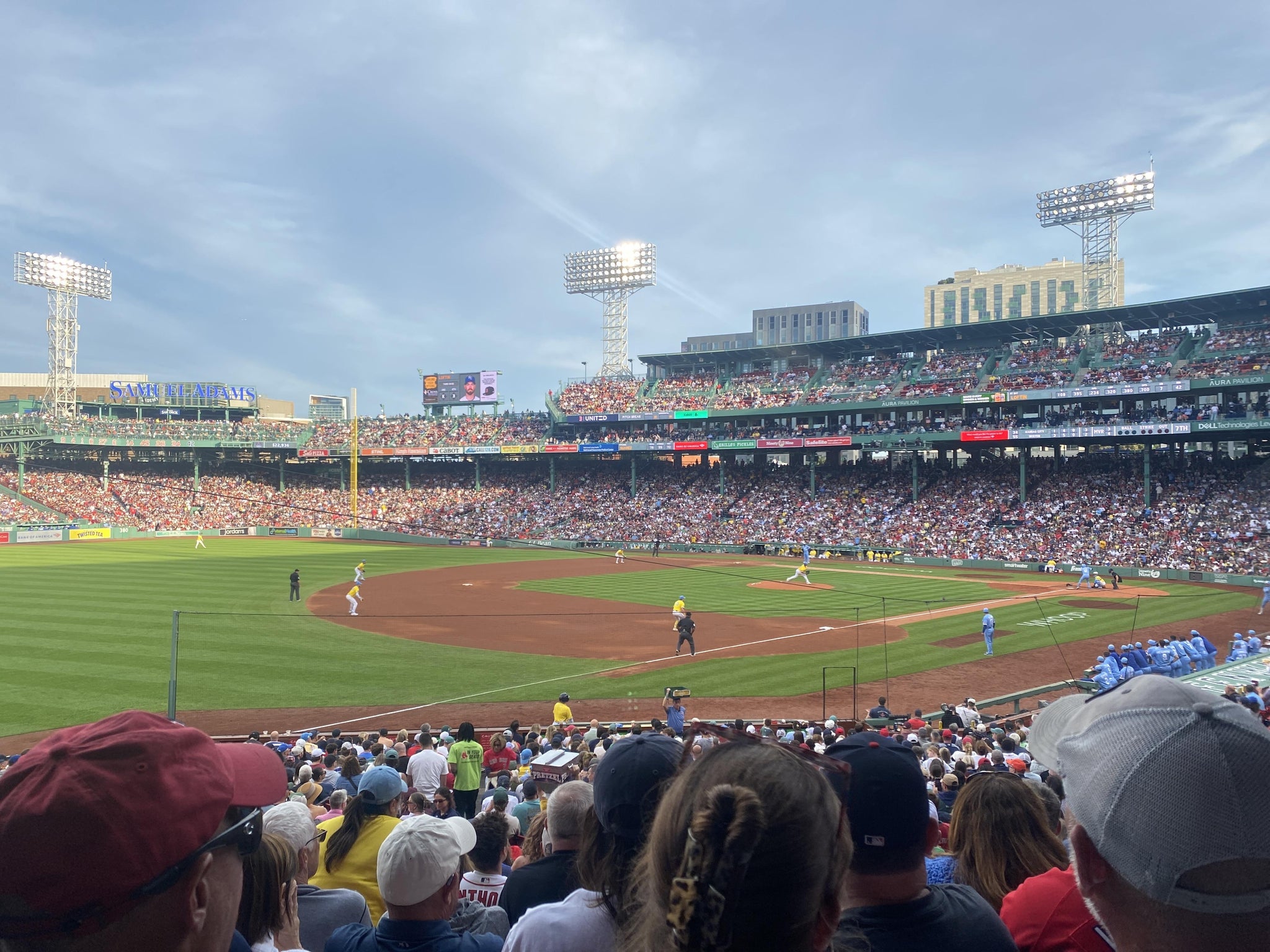 Real Fan View taken from Grandstand 30 at Fenway Park by Paul V