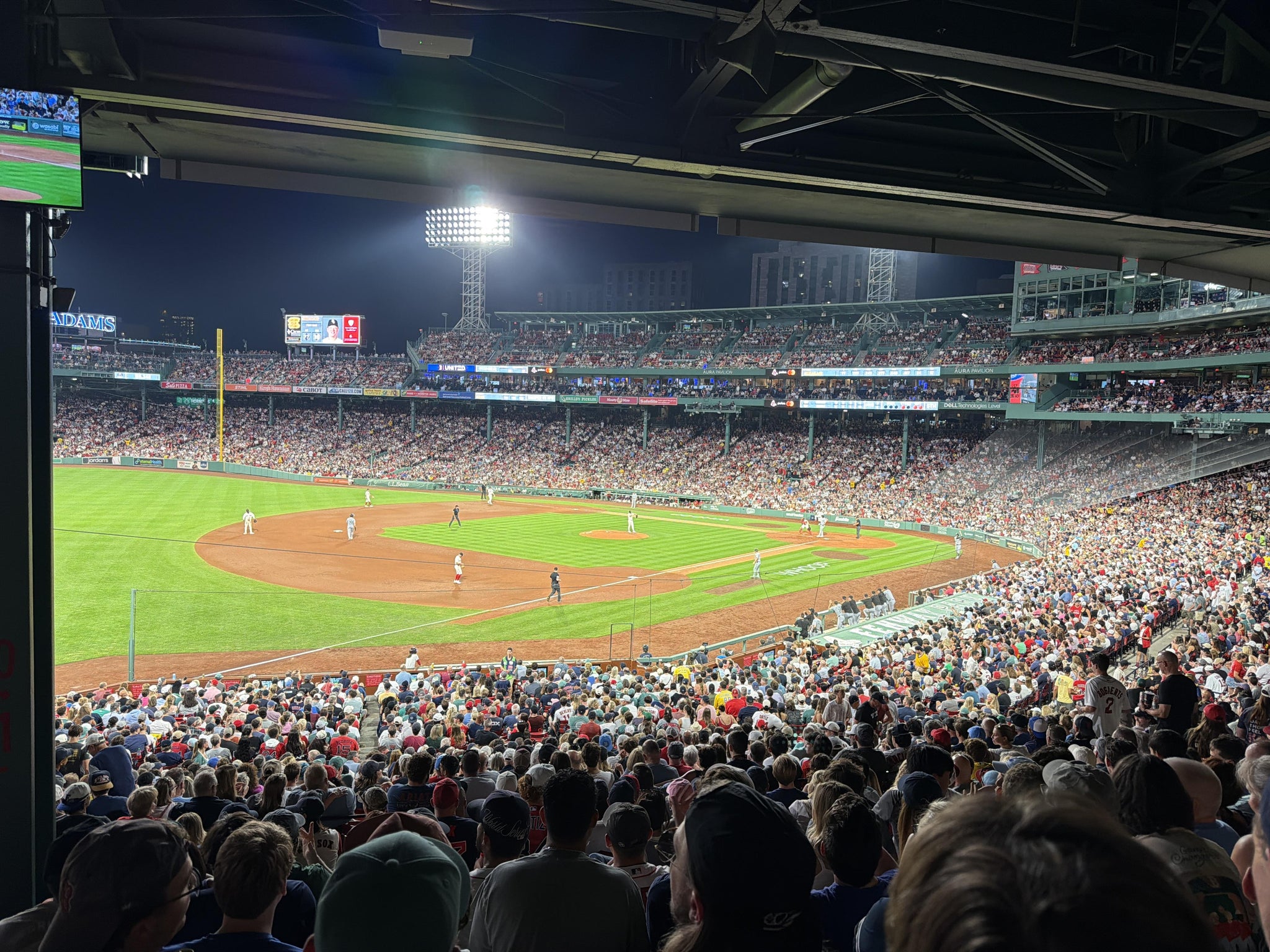 Real Fan View taken from Grandstand 30 at Fenway Park by Paul M