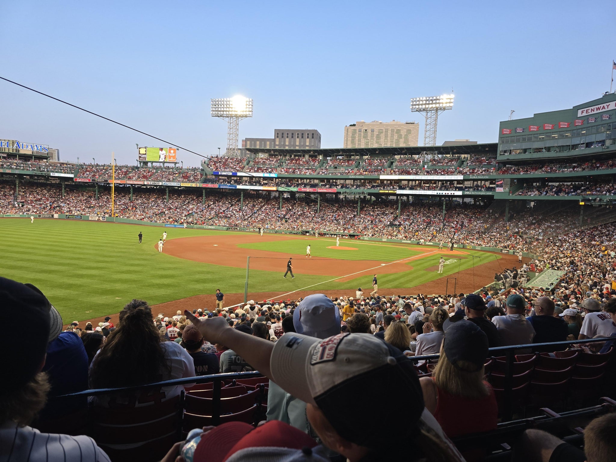 Real Fan View taken from Grandstand 31 at Fenway Park by Alfredo madrigal T