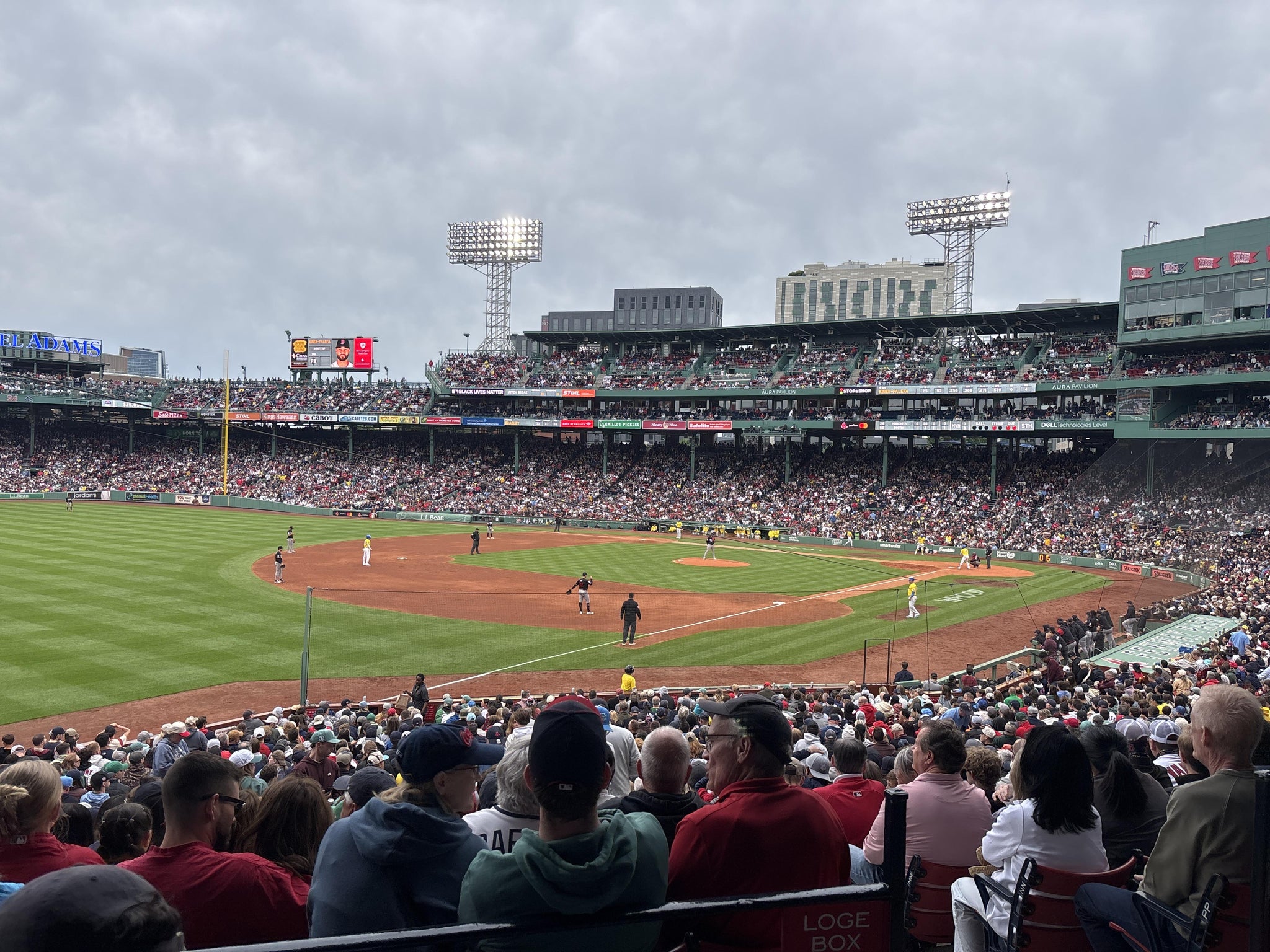 Real Fan View taken from Grandstand 31 at Fenway Park by Tommy B