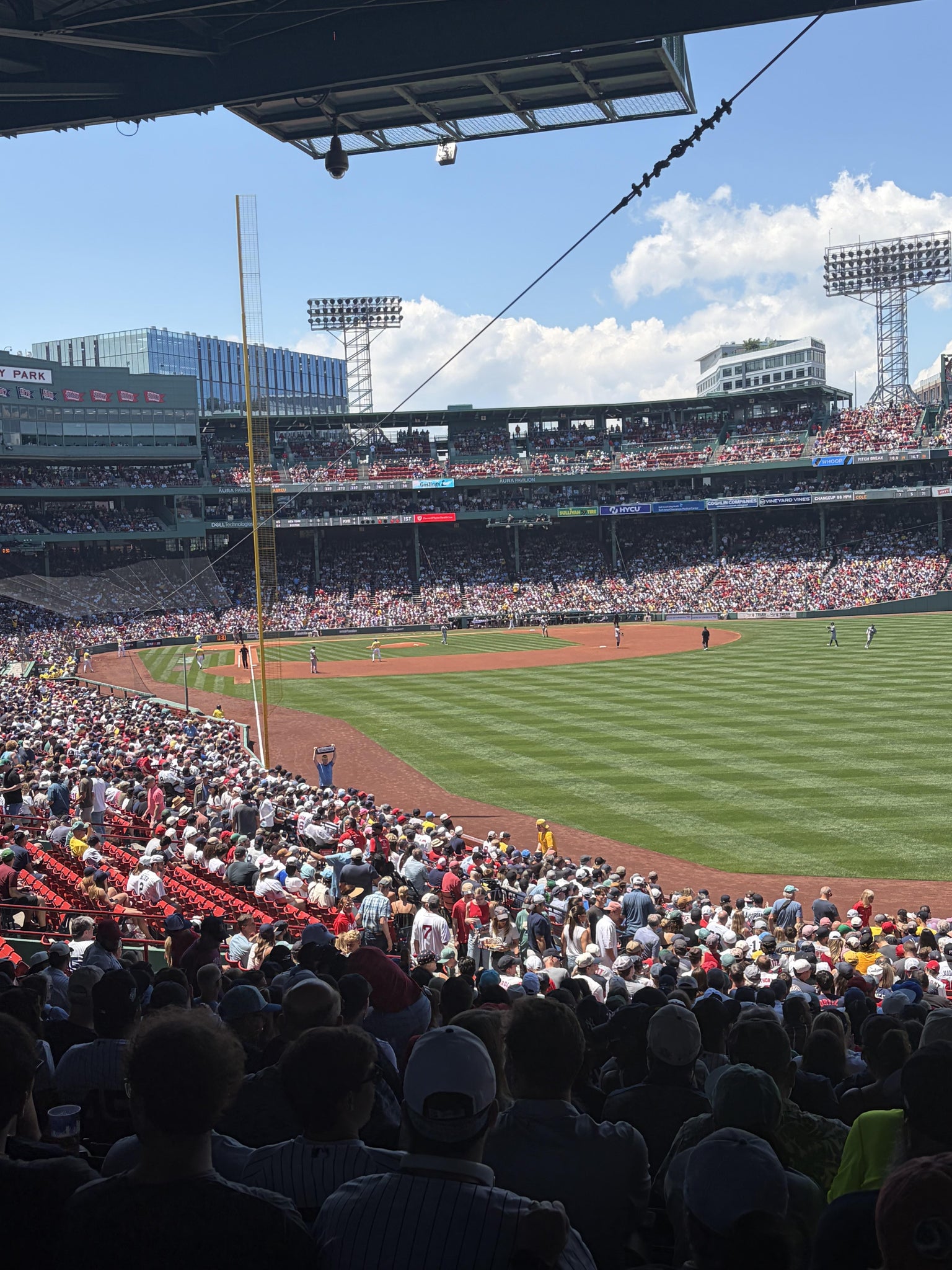 Real Fan View taken from Grandstand 4 at Fenway Park by Rose A