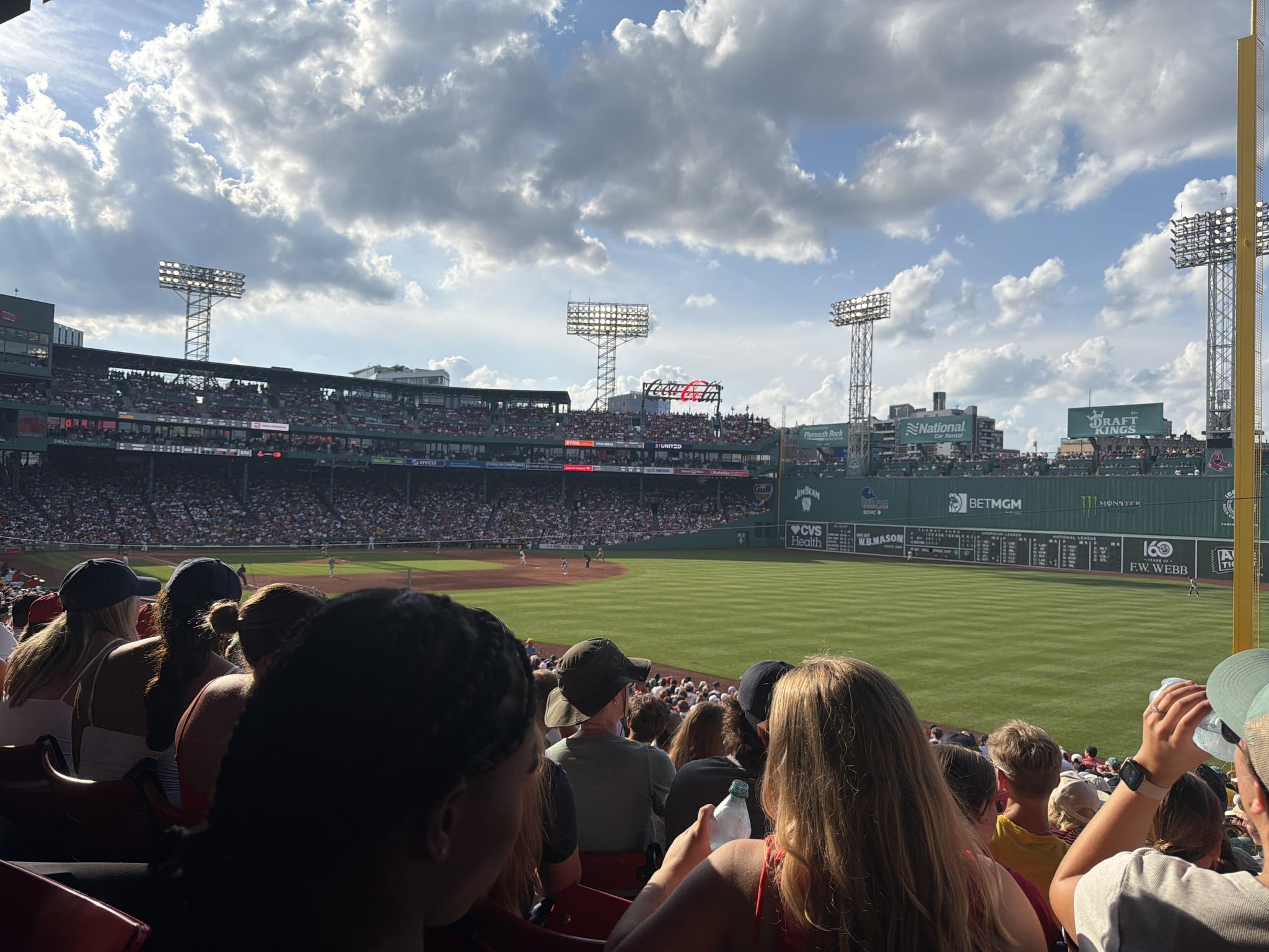 Real Fan View taken from Grandstand 8 at Fenway Park by Anonymous User