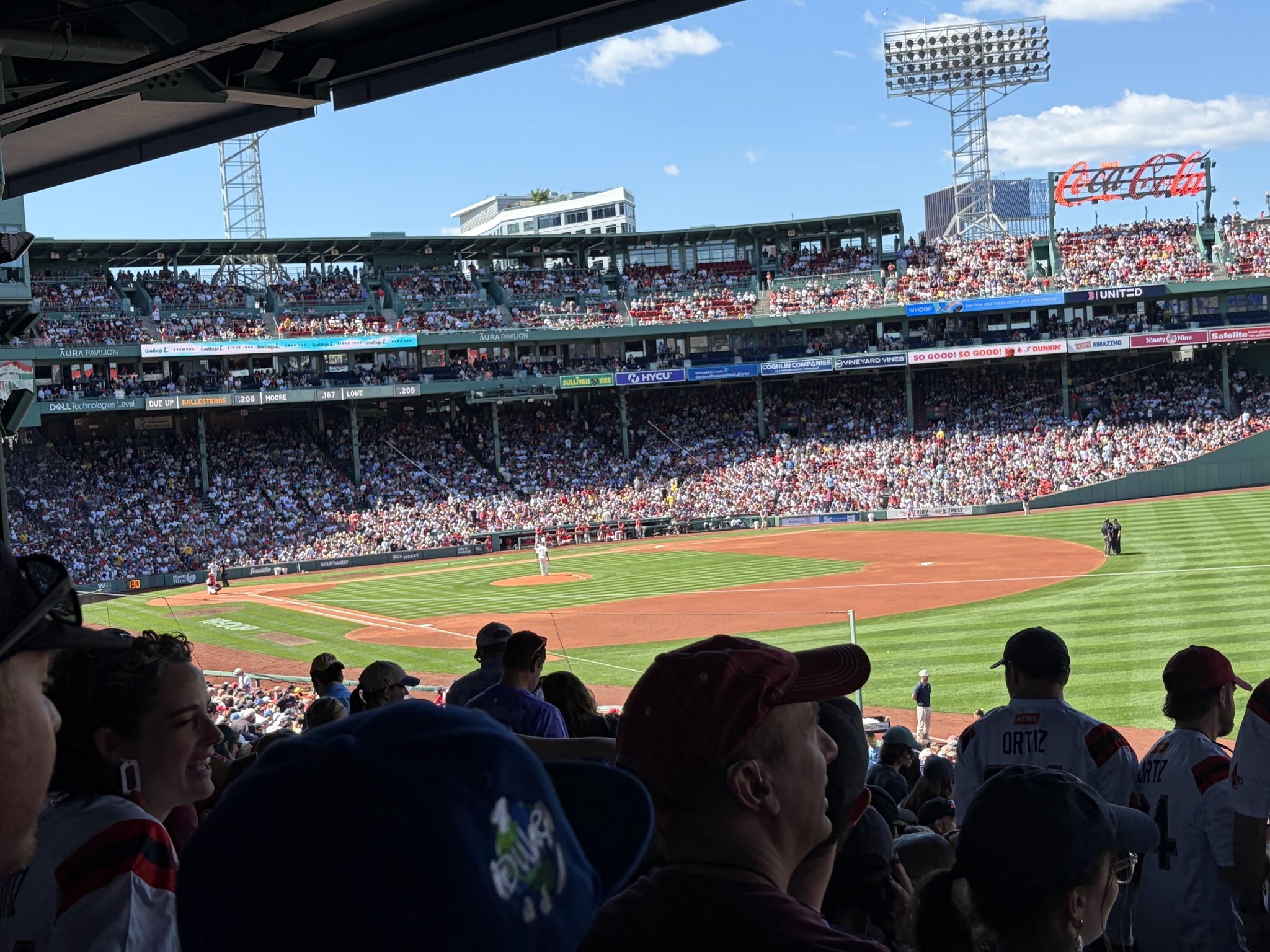 Real Fan View taken from Grandstand 8 at Fenway Park by Andrea L