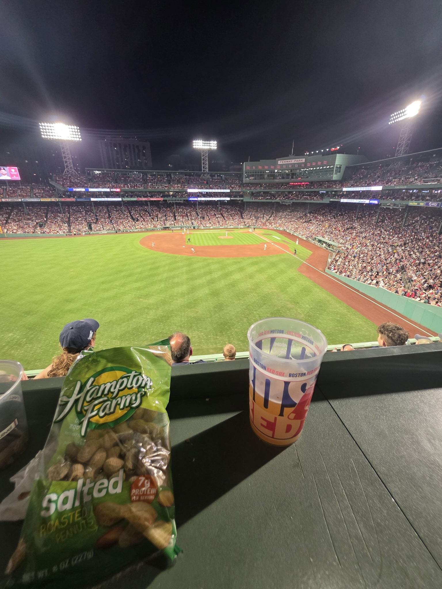 Real Fan View taken from Green Monster 4 at Fenway Park by Patrick A