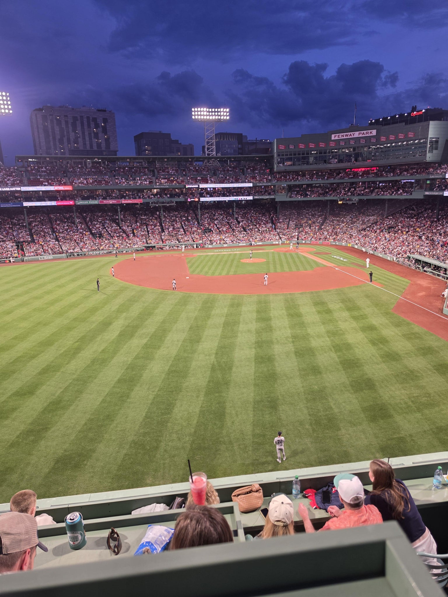 Real Fan View taken from Green Monster 5 at Fenway Park by Craig P