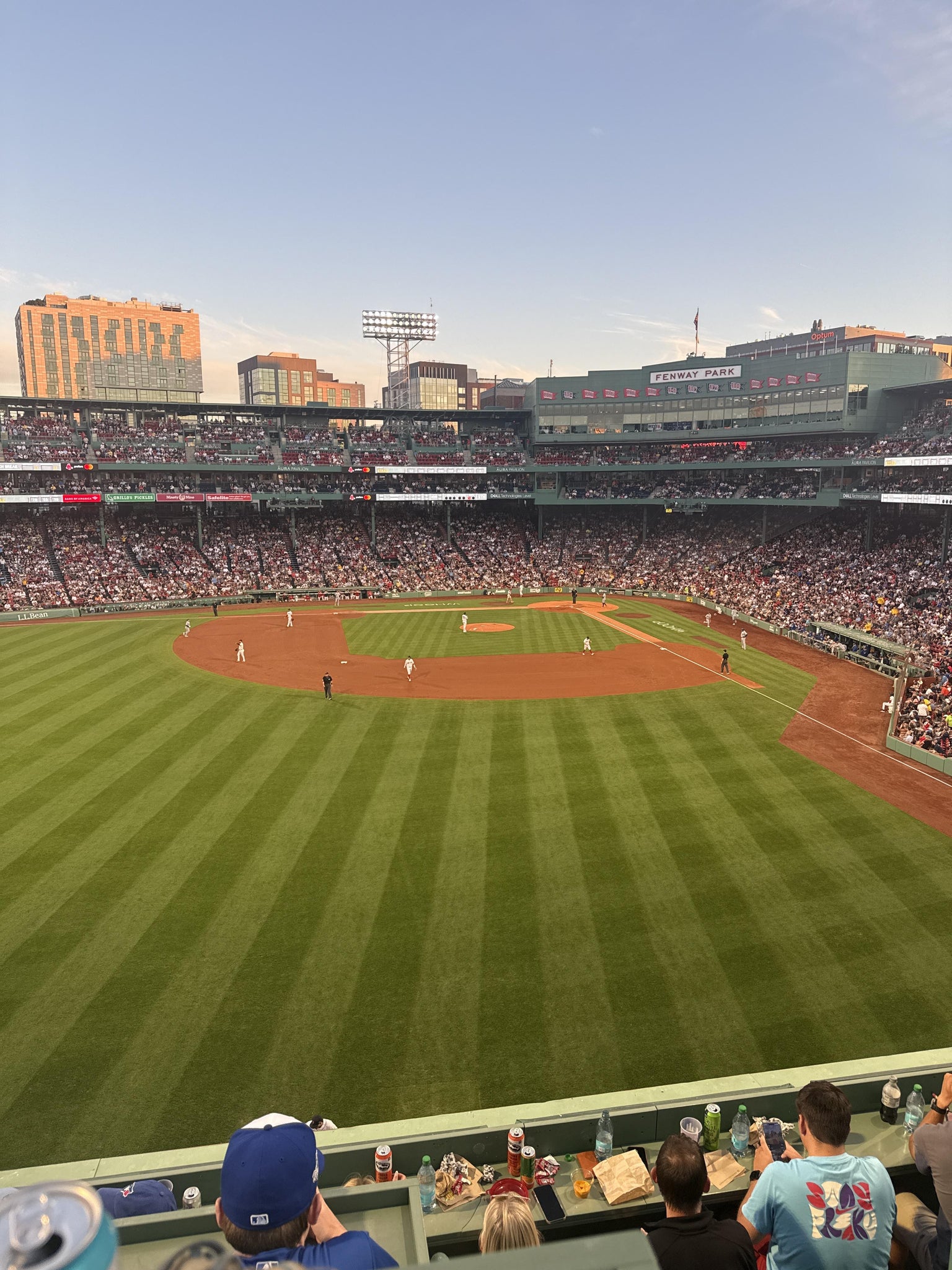 Real Fan View taken from Green Monster 5 at Fenway Park by David W