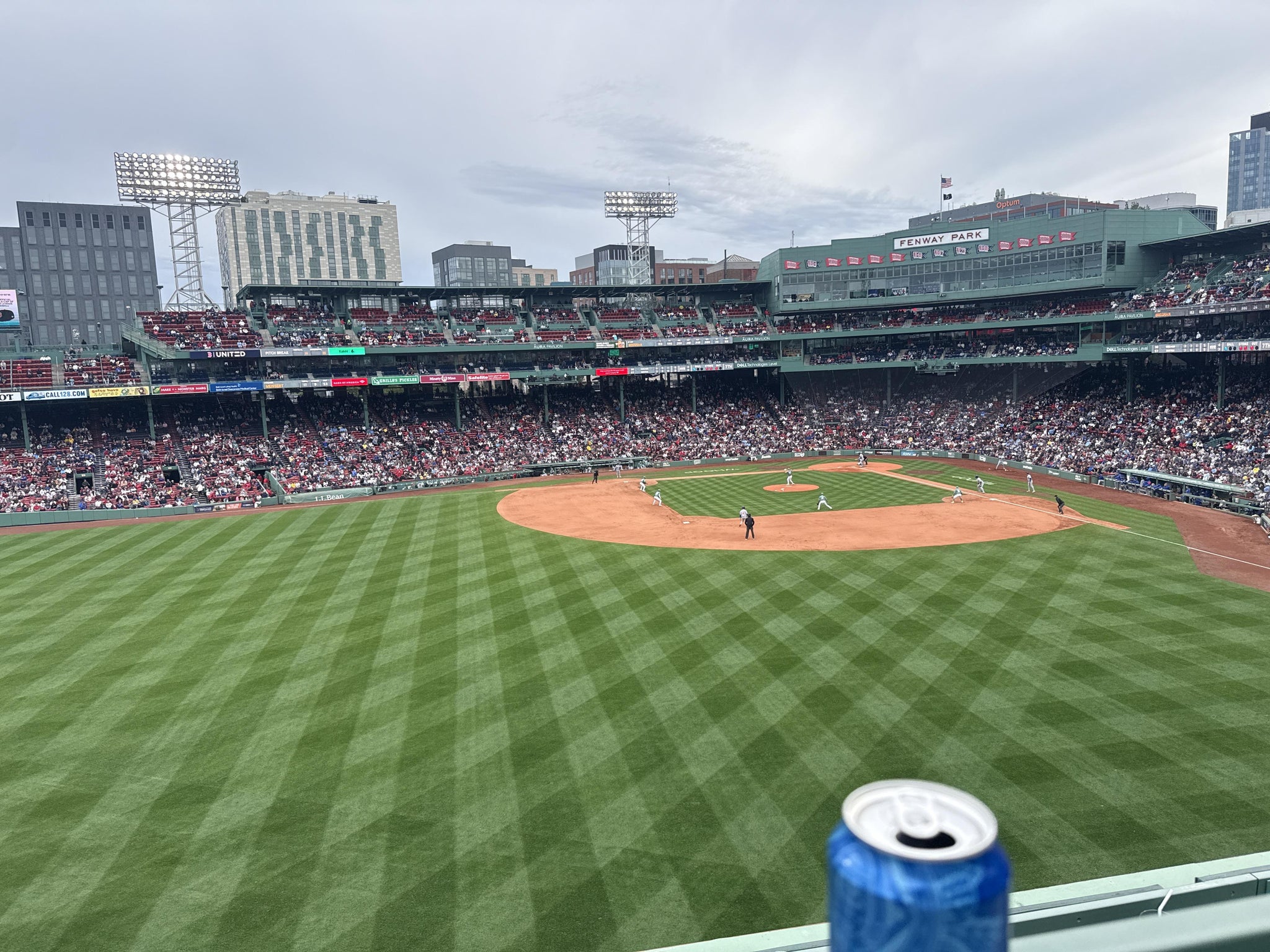 Real Fan View taken from Green Monster 7 at Fenway Park by Charles O