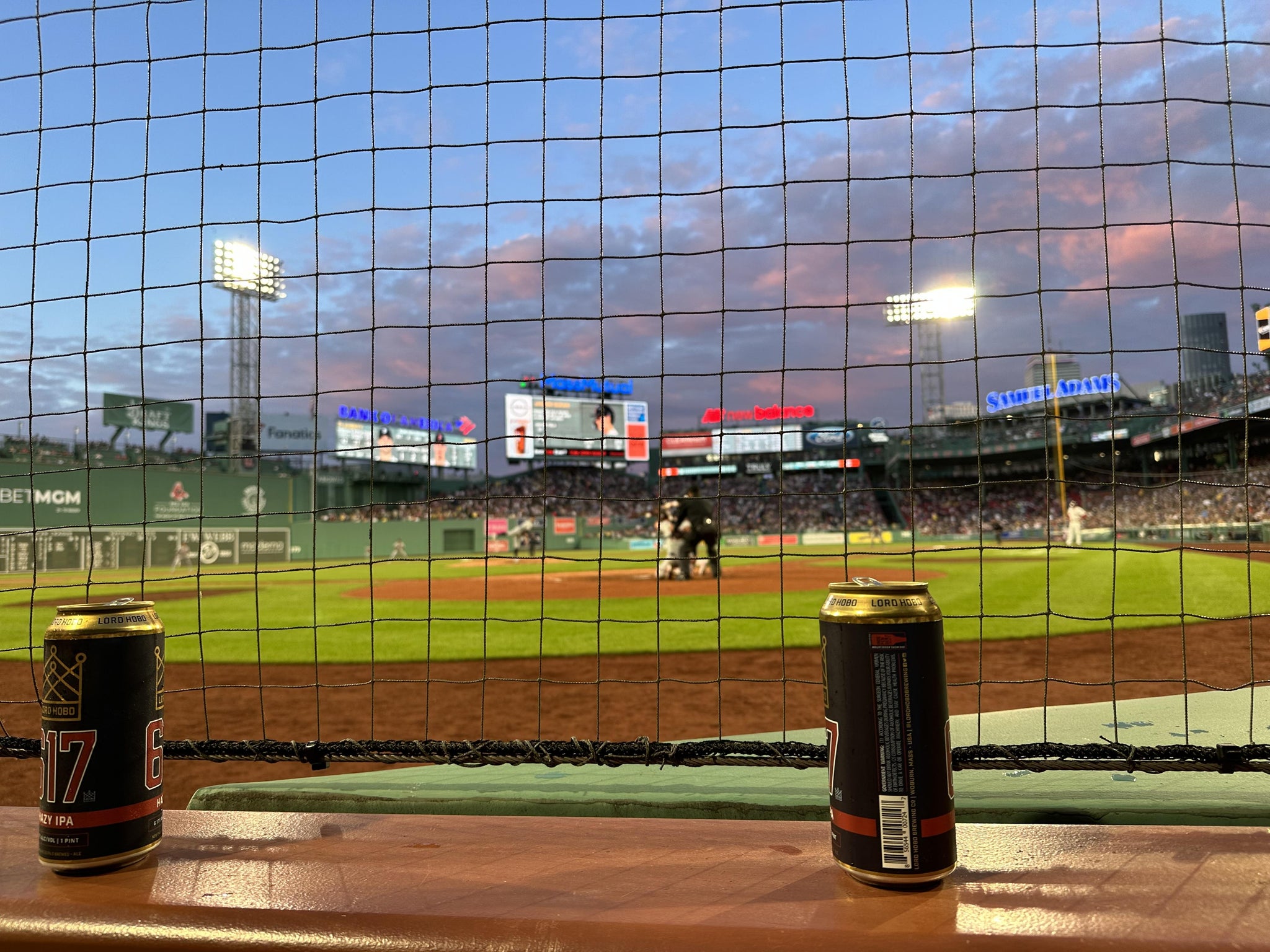Real Fan View taken from Home Plate Dugout Box 47 at Fenway Park by Rory A