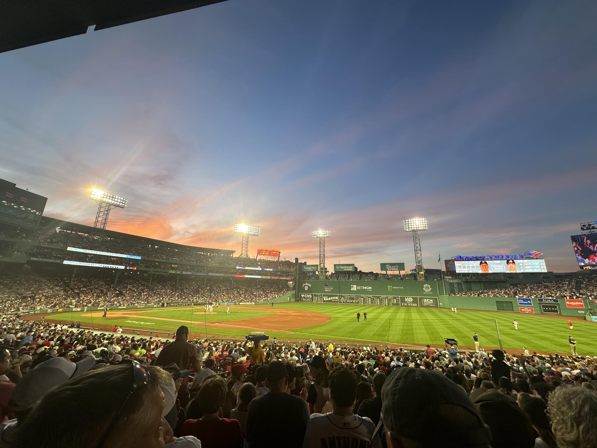 Real Fan View taken from Loge Box 102 at Fenway Park by Anonymous User