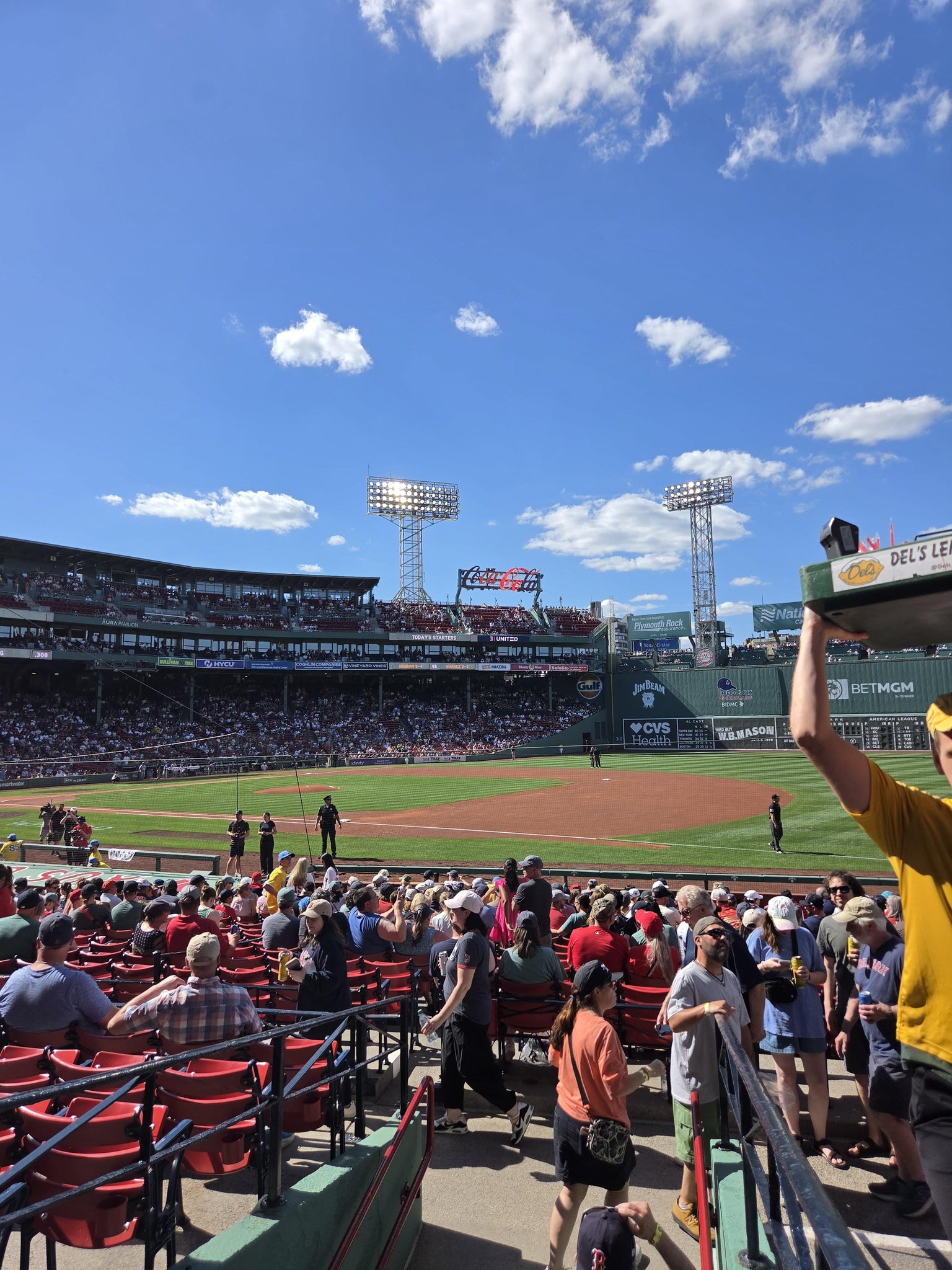 Real Fan View taken from Loge Box 103 at Fenway Park by Craig N