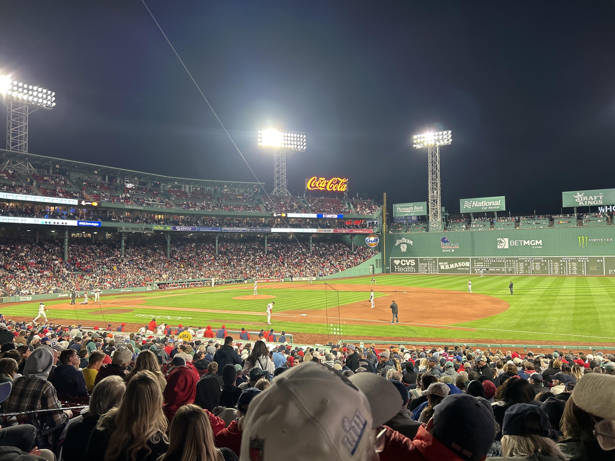 Real Fan View taken from Loge Box 105 at Fenway Park by Anonymous User