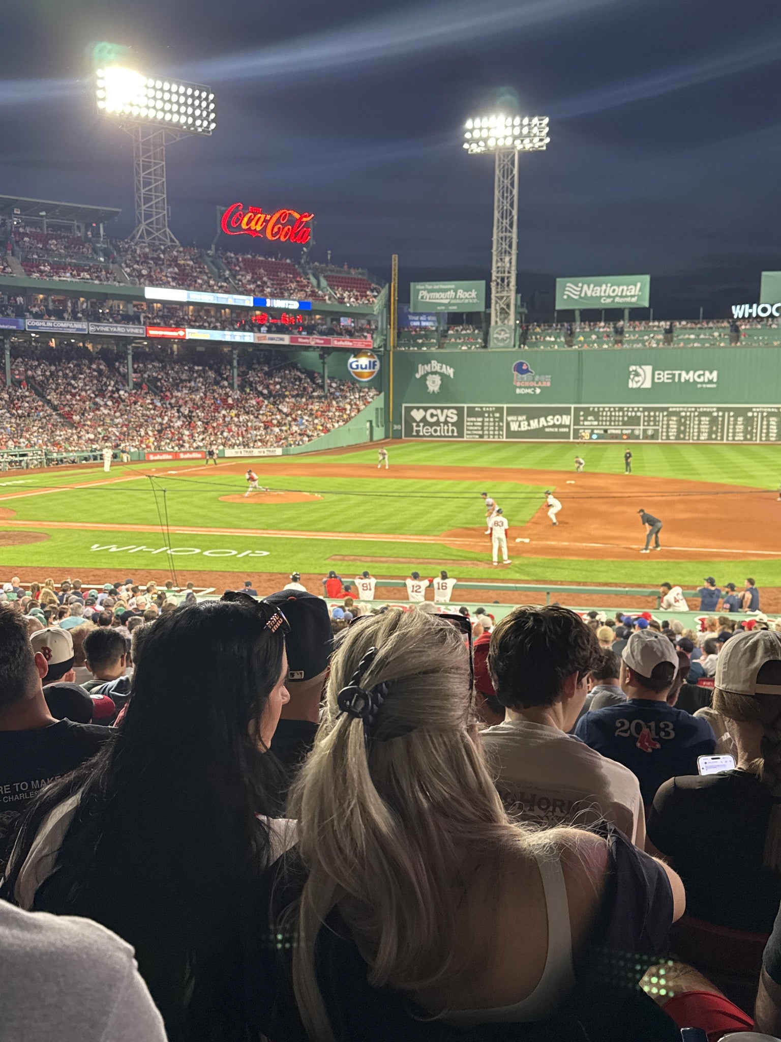 Real Fan View taken from Loge Box 112 at Fenway Park by Jannique P