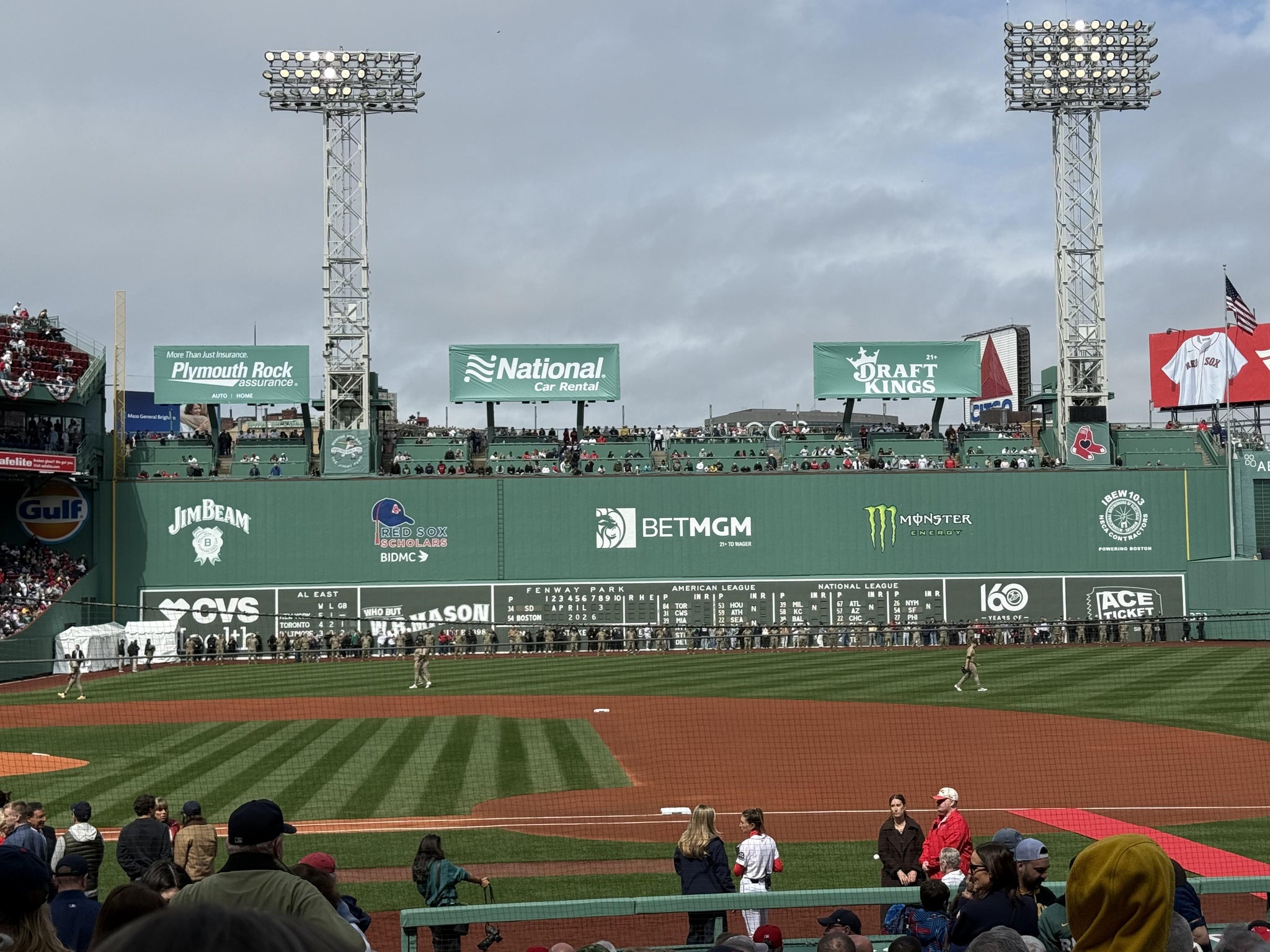 Real Fan View taken from Loge Box 114 at Fenway Park by Anonymous User