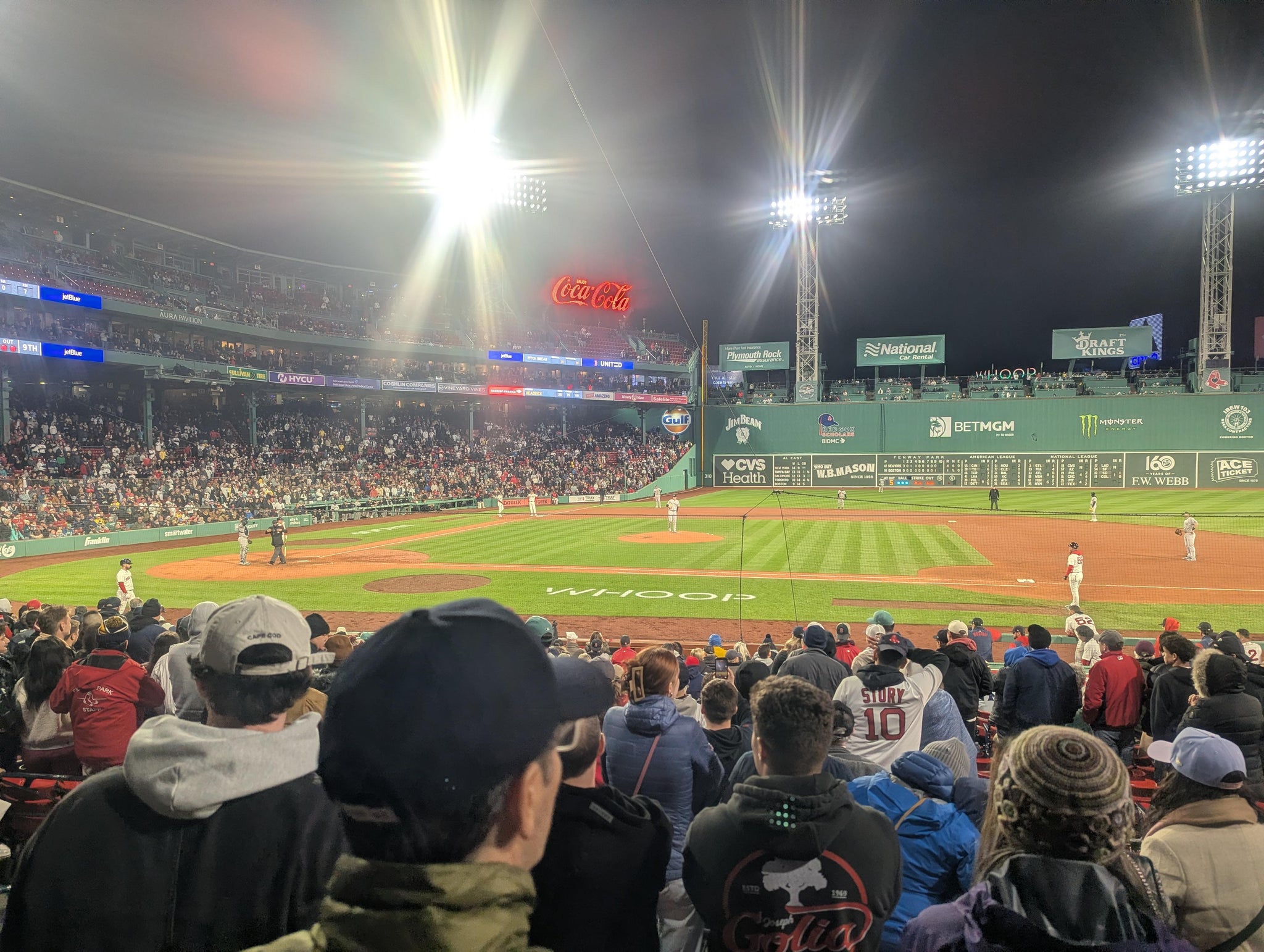 Real Fan View taken from Loge Box 115 at Fenway Park by Anonymous User