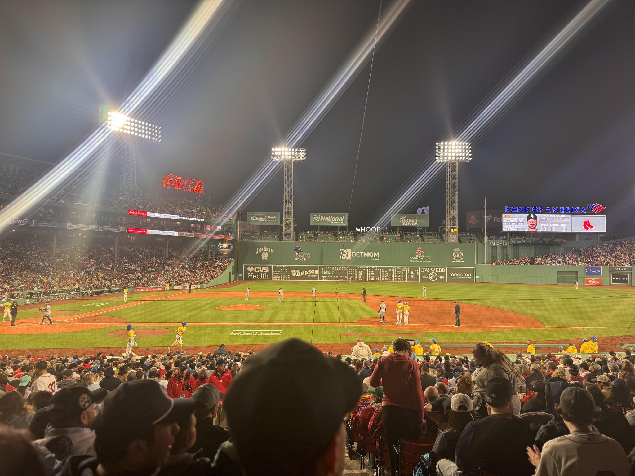 Real Fan View taken from Loge Box 116 at Fenway Park by Omar F