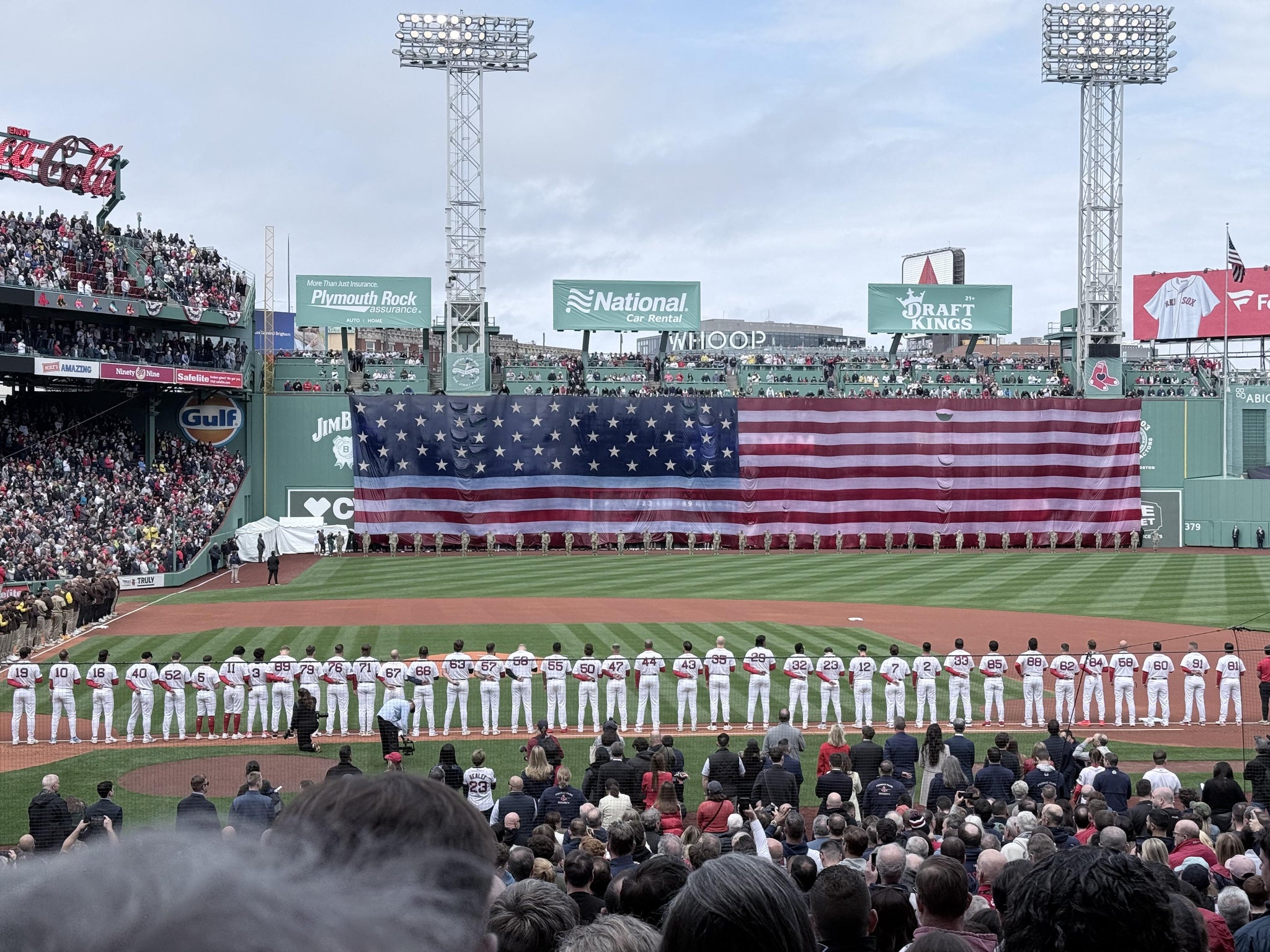 Real Fan View taken from Loge Box 119 at Fenway Park by Shawn G