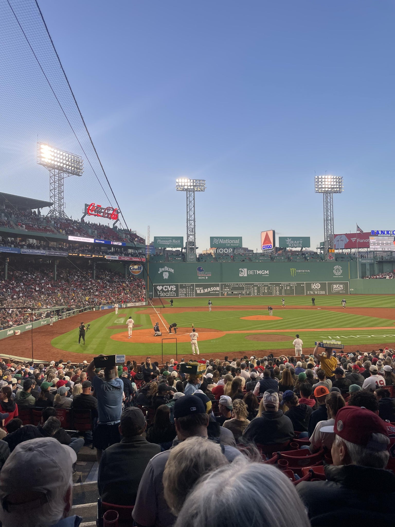 Real Fan View taken from Loge Box 124 at Fenway Park by Tyler P