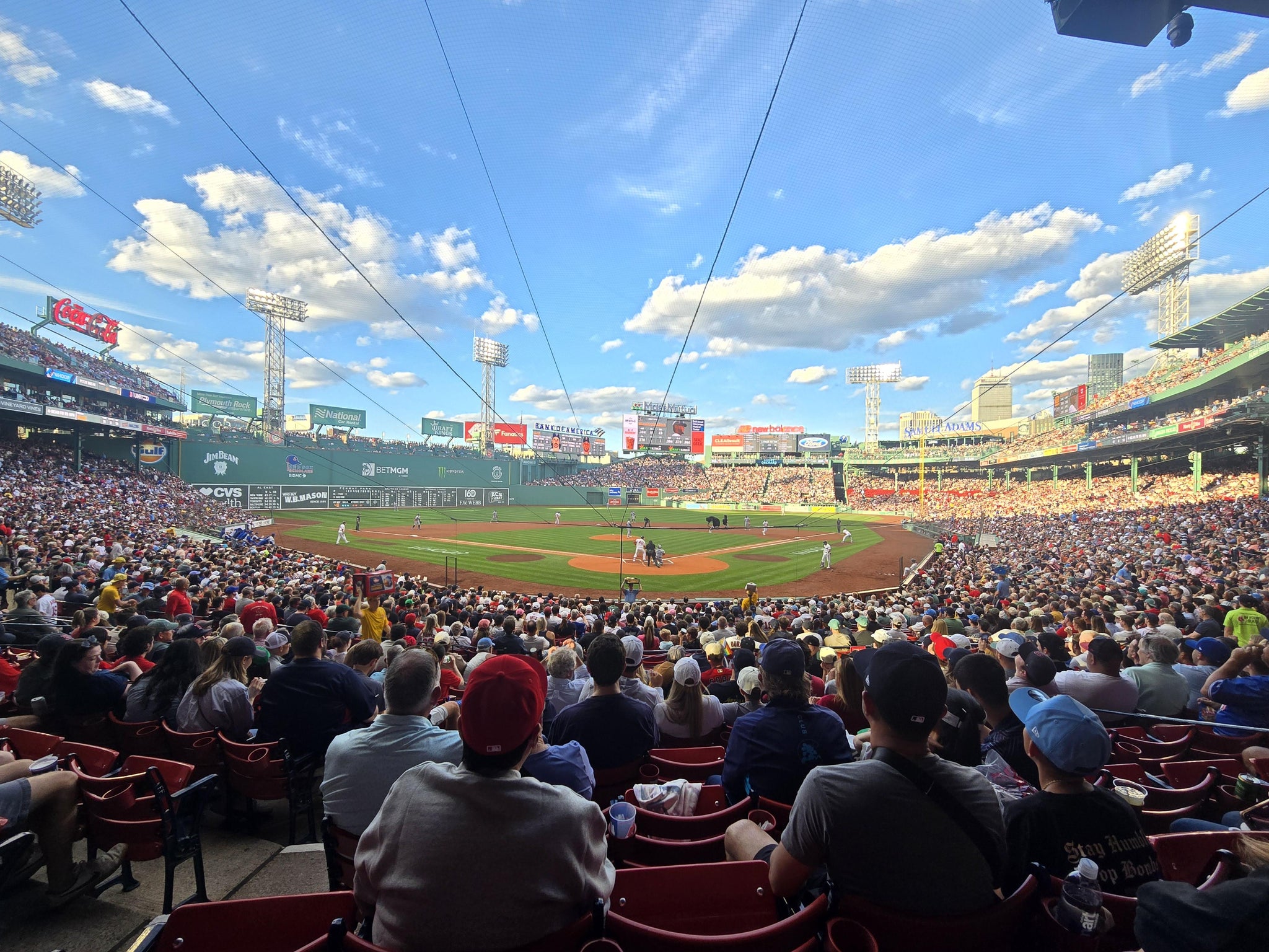 Real Fan View taken from Loge Box 132 at Fenway Park by Kristi L