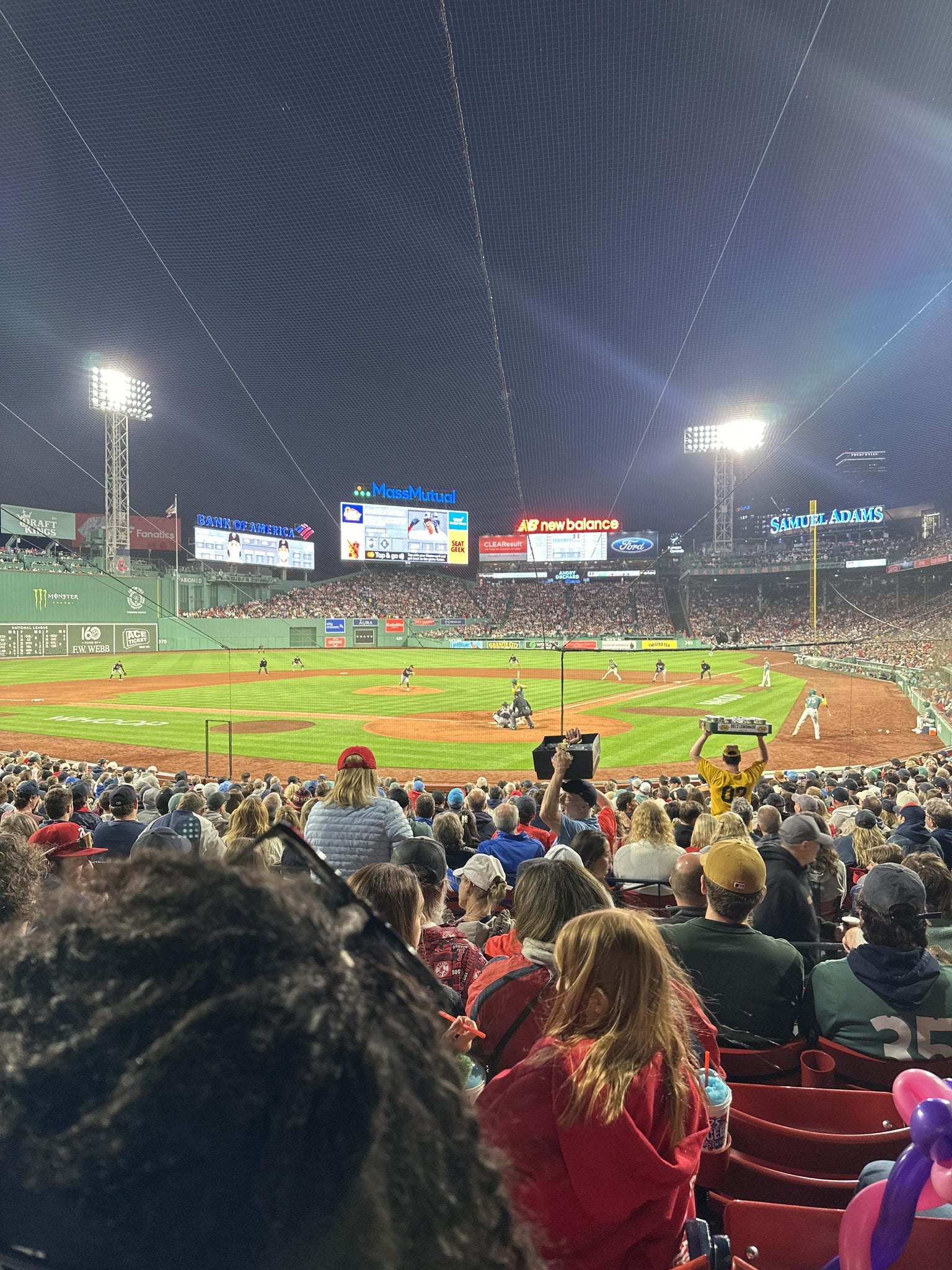 Real Fan View taken from Loge Box 133 at Fenway Park by Jade S