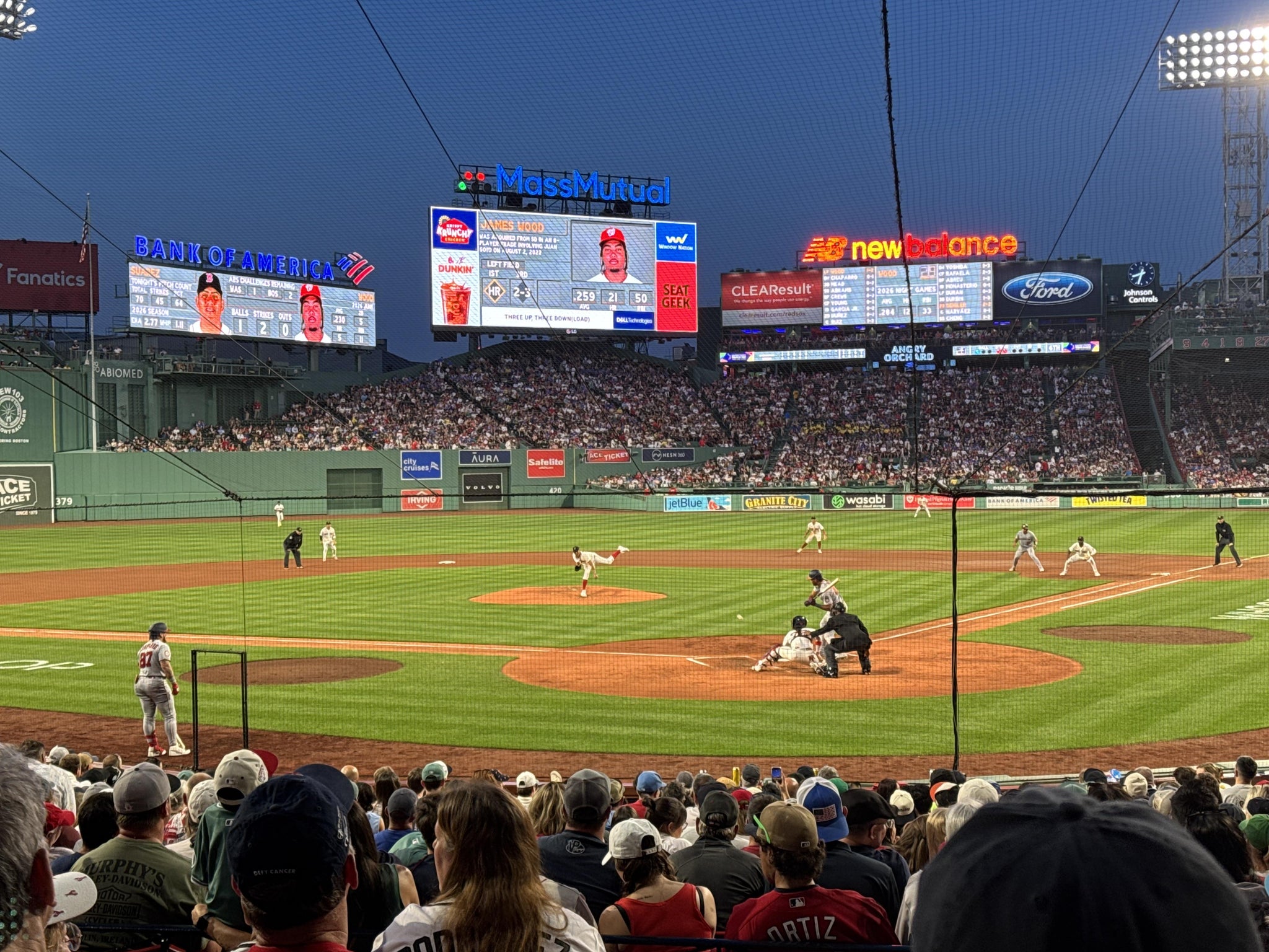 Real Fan View taken from Loge Box 133 at Fenway Park by James Z