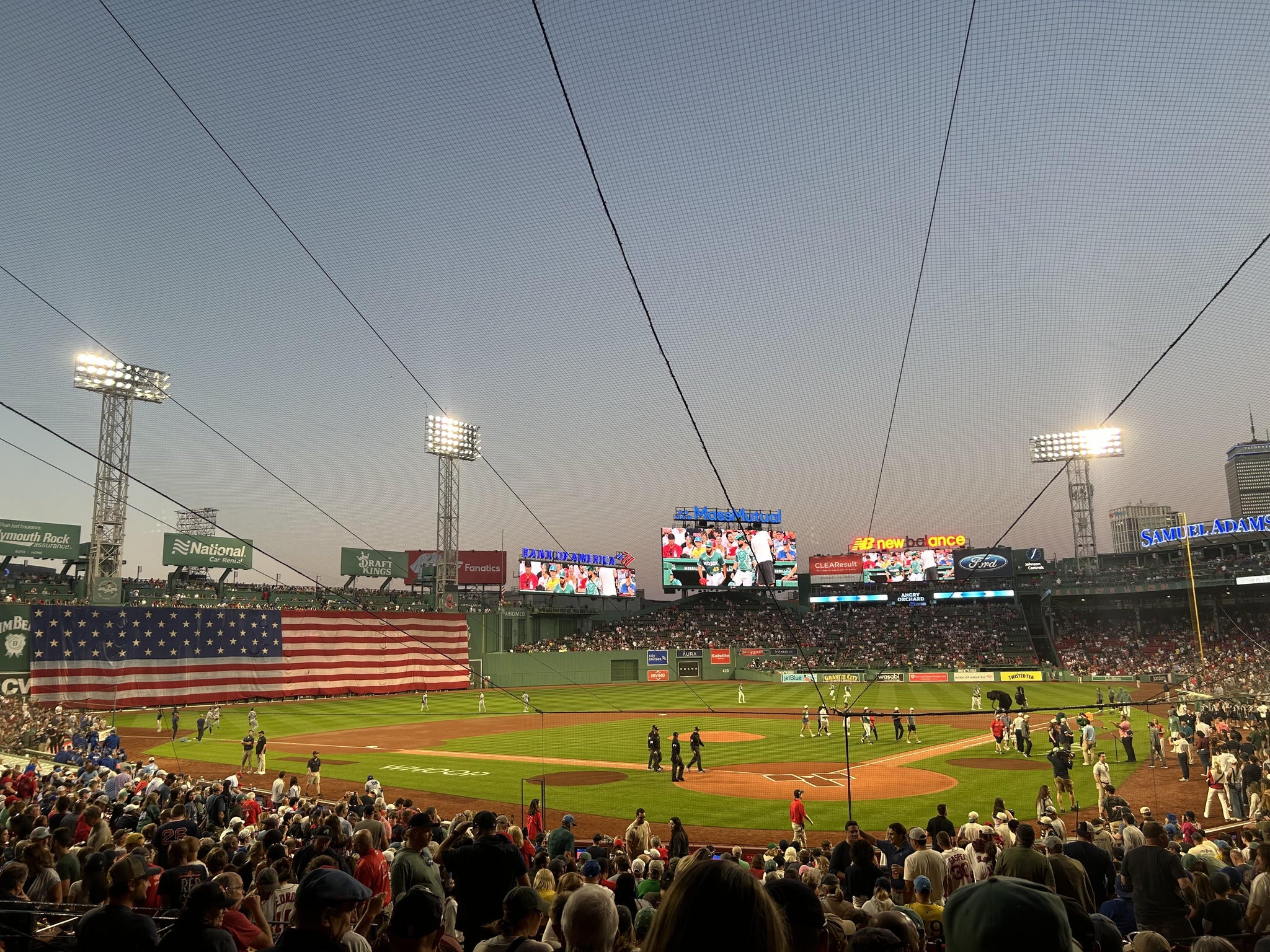 Real Fan View taken from Loge Box 133 at Fenway Park by Anonymous User
