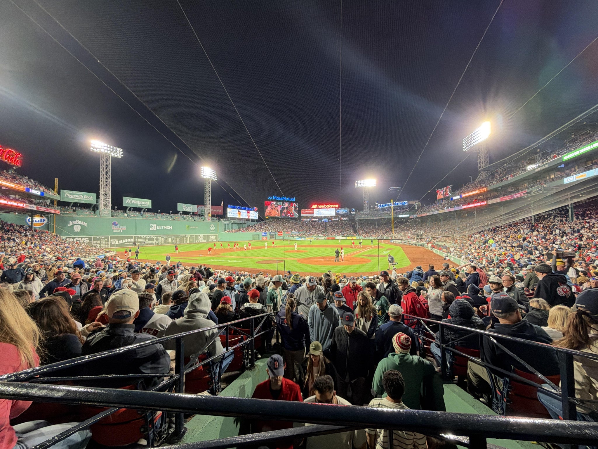 Real Fan View taken from Loge Box 135 at Fenway Park by Antonio Q