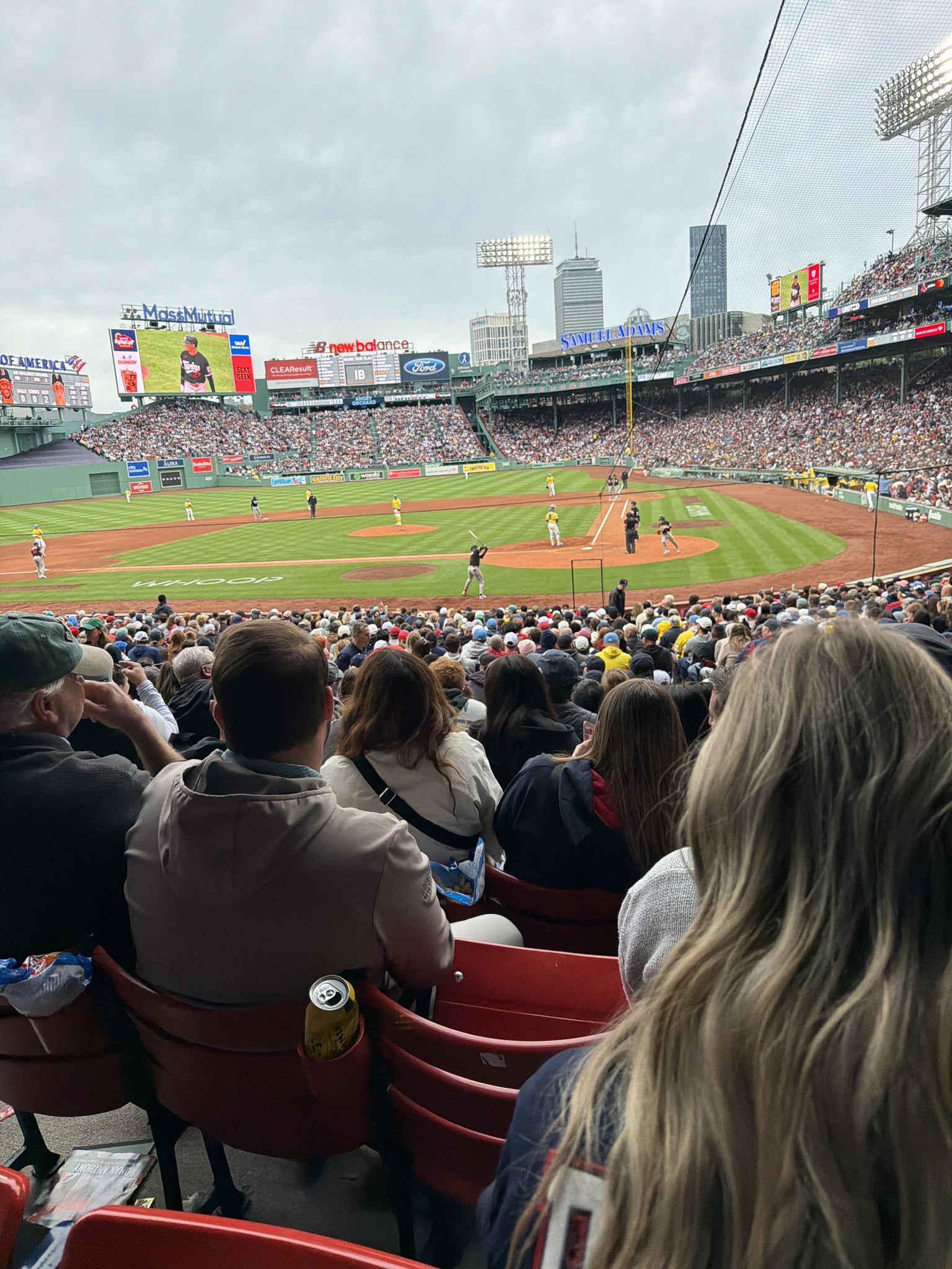 Real Fan View taken from Loge Box 137 at Fenway Park by Chris W