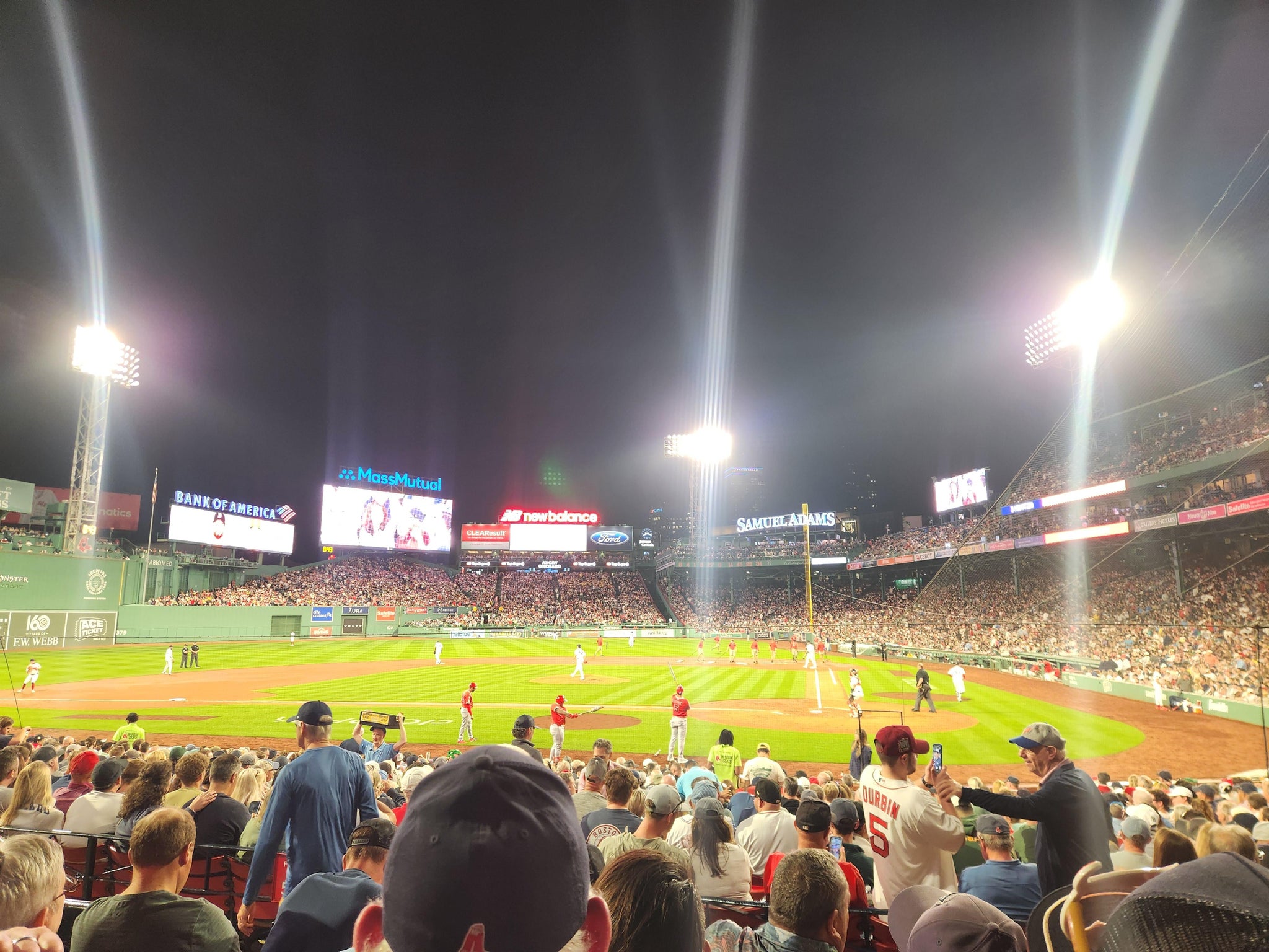 Real Fan View taken from Loge Box 138 at Fenway Park by Stephen K