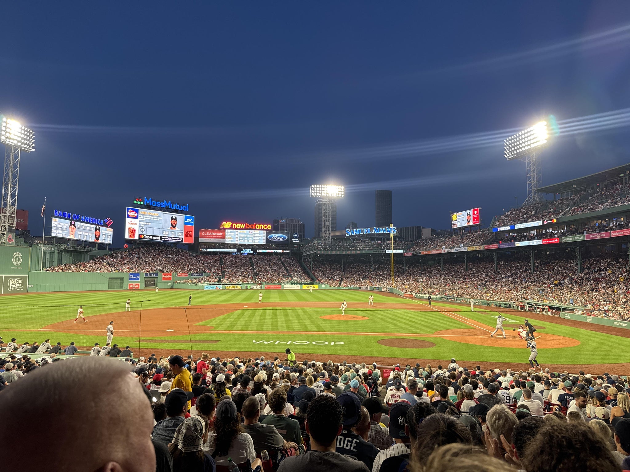 Real Fan View taken from Loge Box 143 at Fenway Park by Elizabeth F