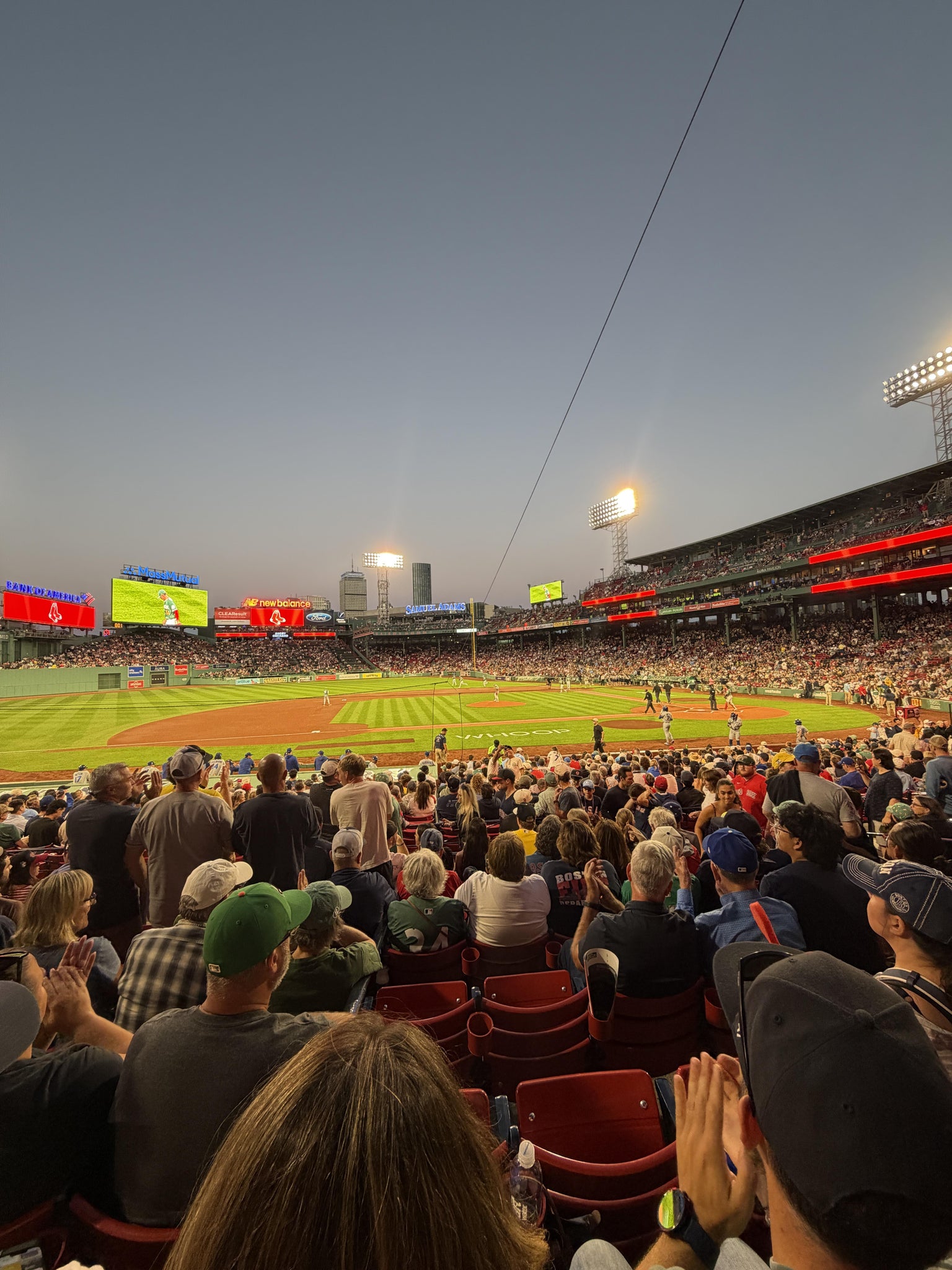 Real Fan View taken from Loge Box 147 at Fenway Park by John H