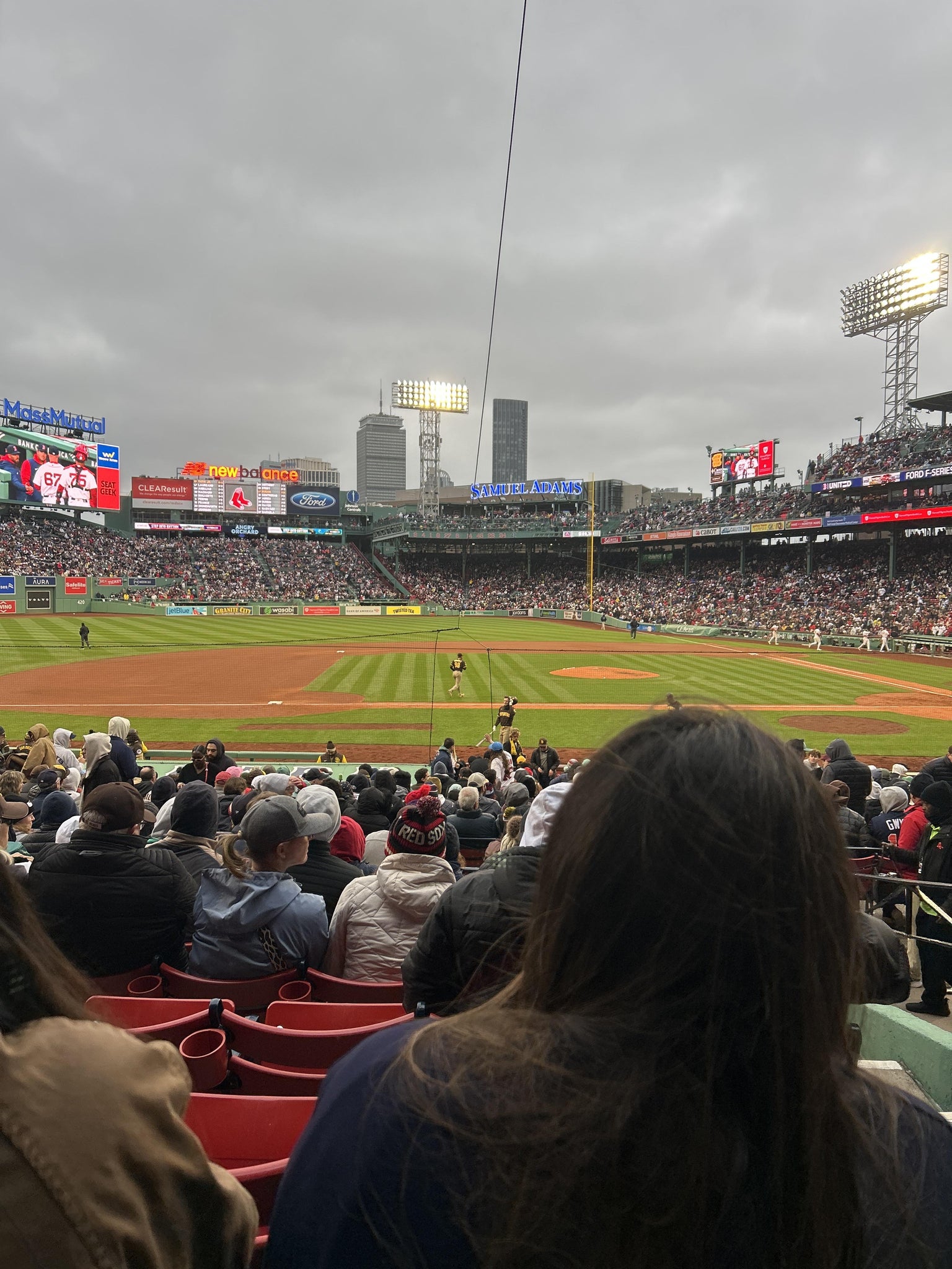 Real Fan View taken from Loge Box 147 at Fenway Park by Kayla G