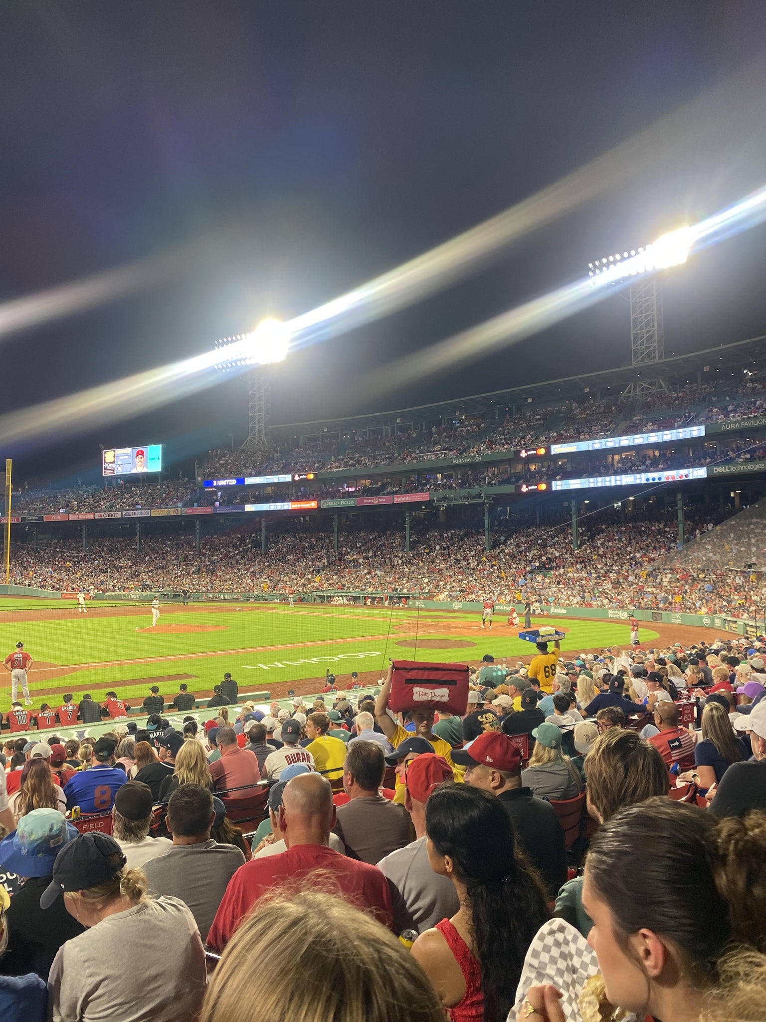 Real Fan View taken from Loge Box 152 at Fenway Park by Meghan L