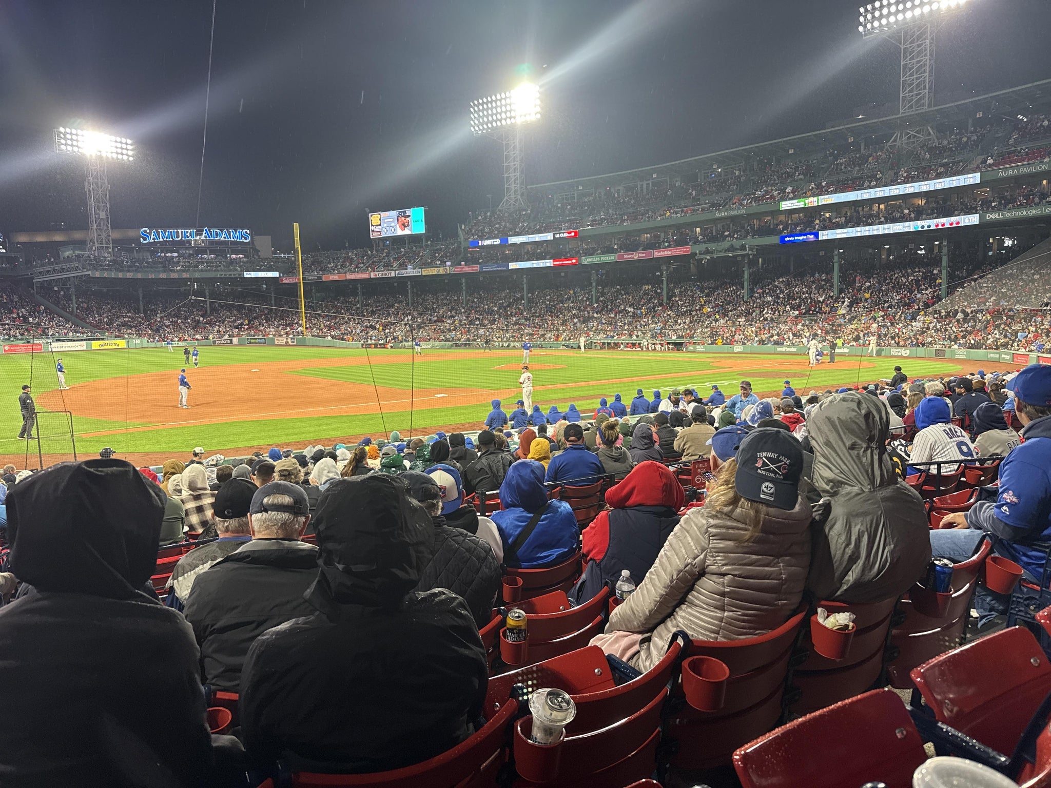Real Fan View taken from Loge Box 155 at Fenway Park by Morgan M