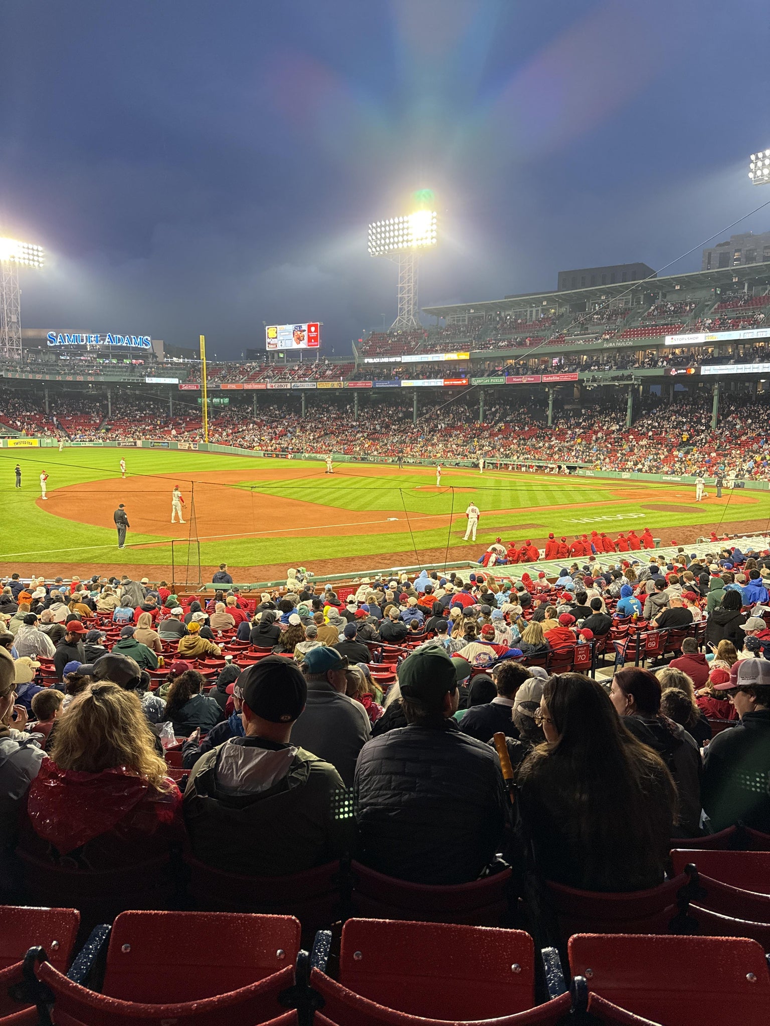 Real Fan View taken from Loge Box 157 at Fenway Park by Anonymous User