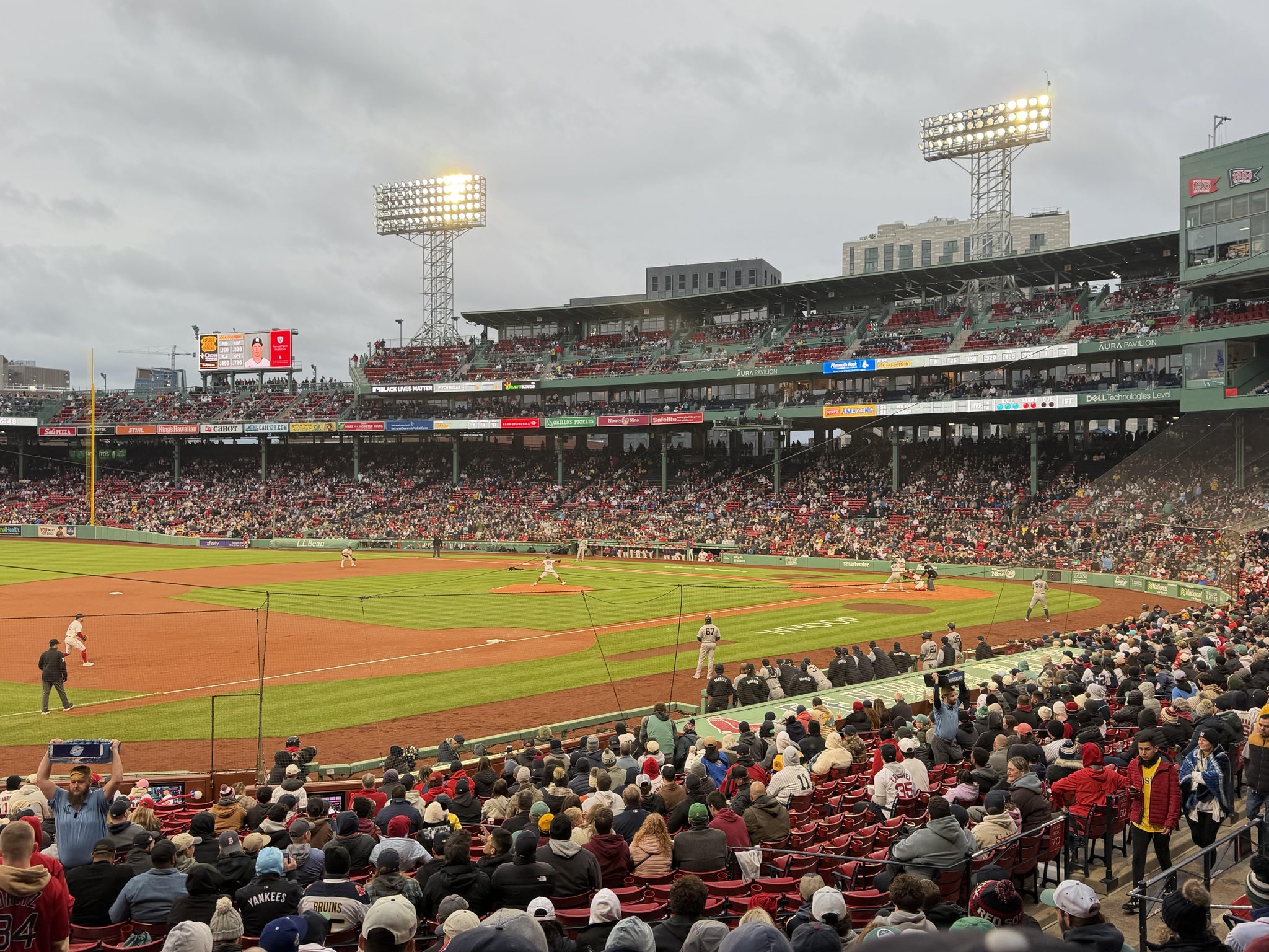 Real Fan View taken from Loge Box 158 at Fenway Park by Neeraj G