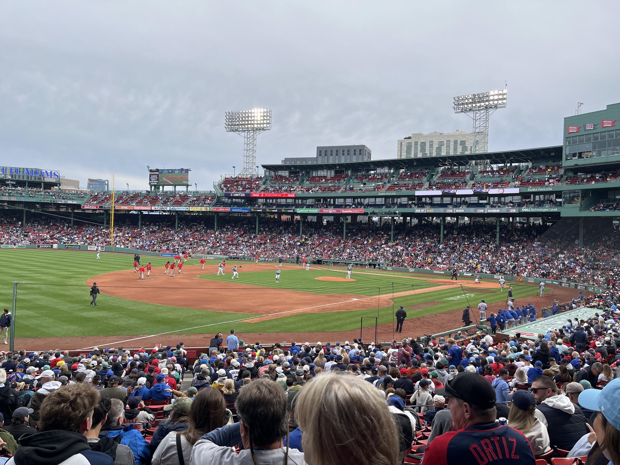 Real Fan View taken from Loge Box 160 at Fenway Park by Anonymous User