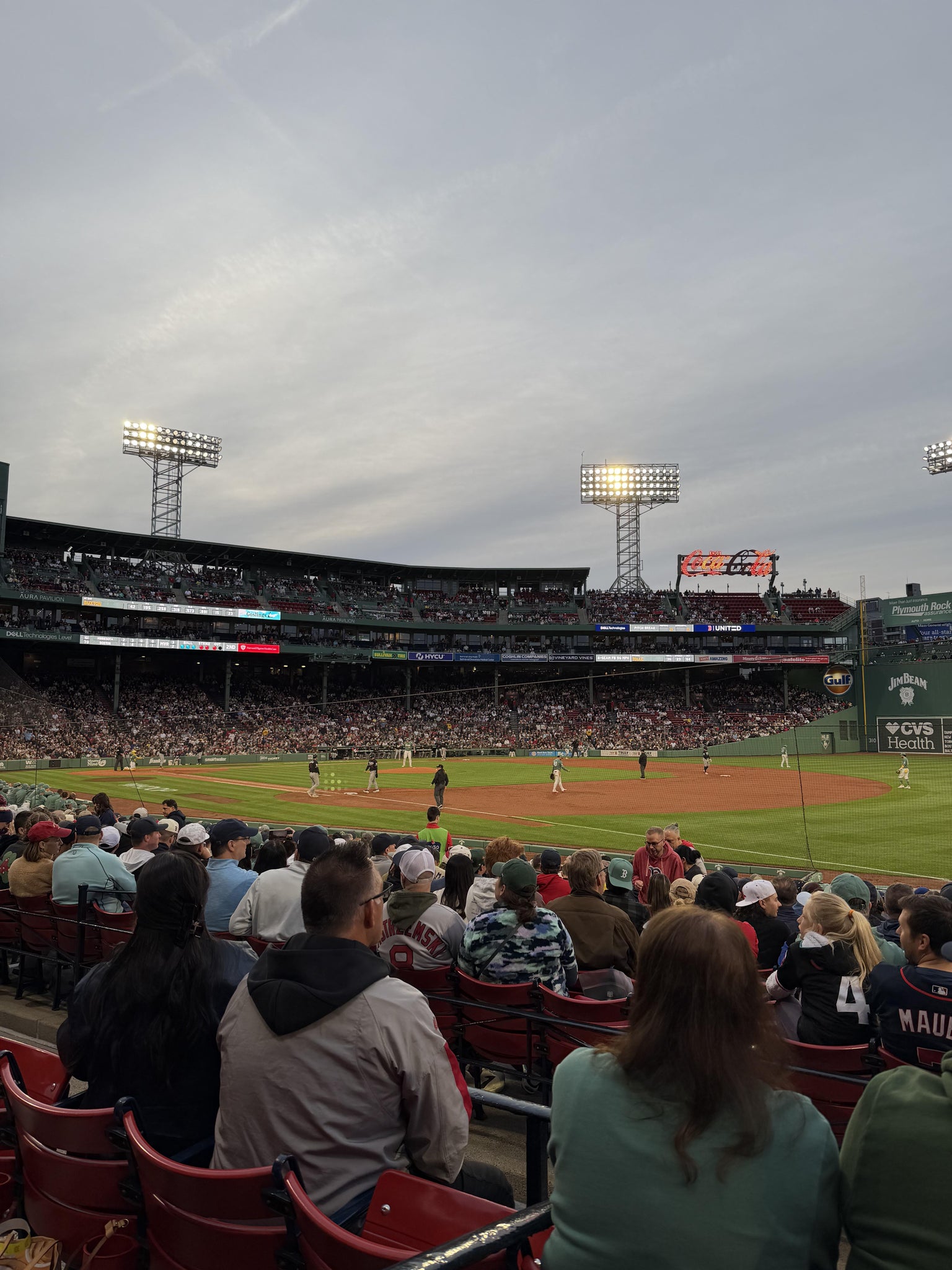Real Fan View taken from Loge Box 99 at Fenway Park by Eliott B