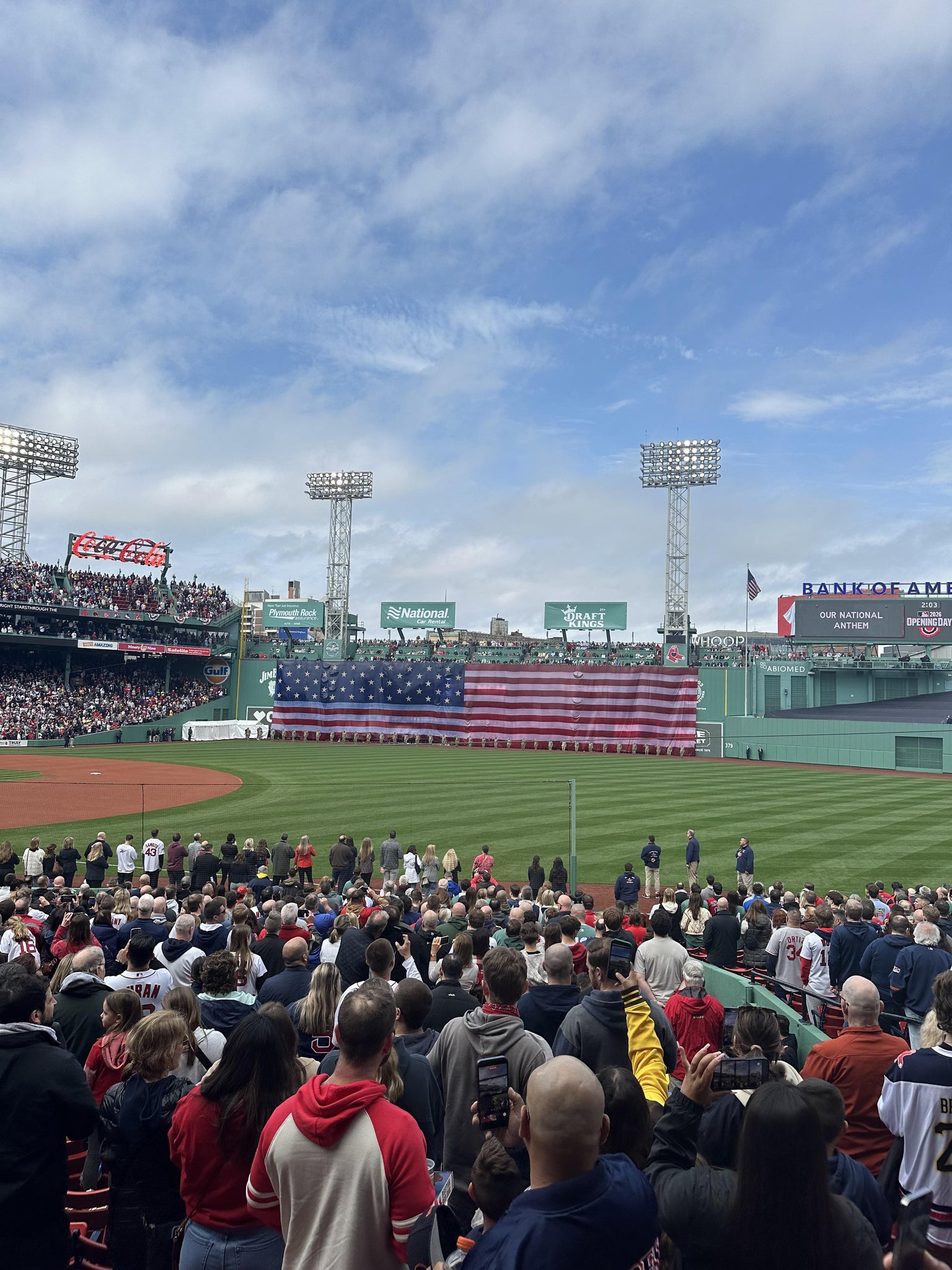 Real Fan View taken from Loge Box 99 at Fenway Park by John T