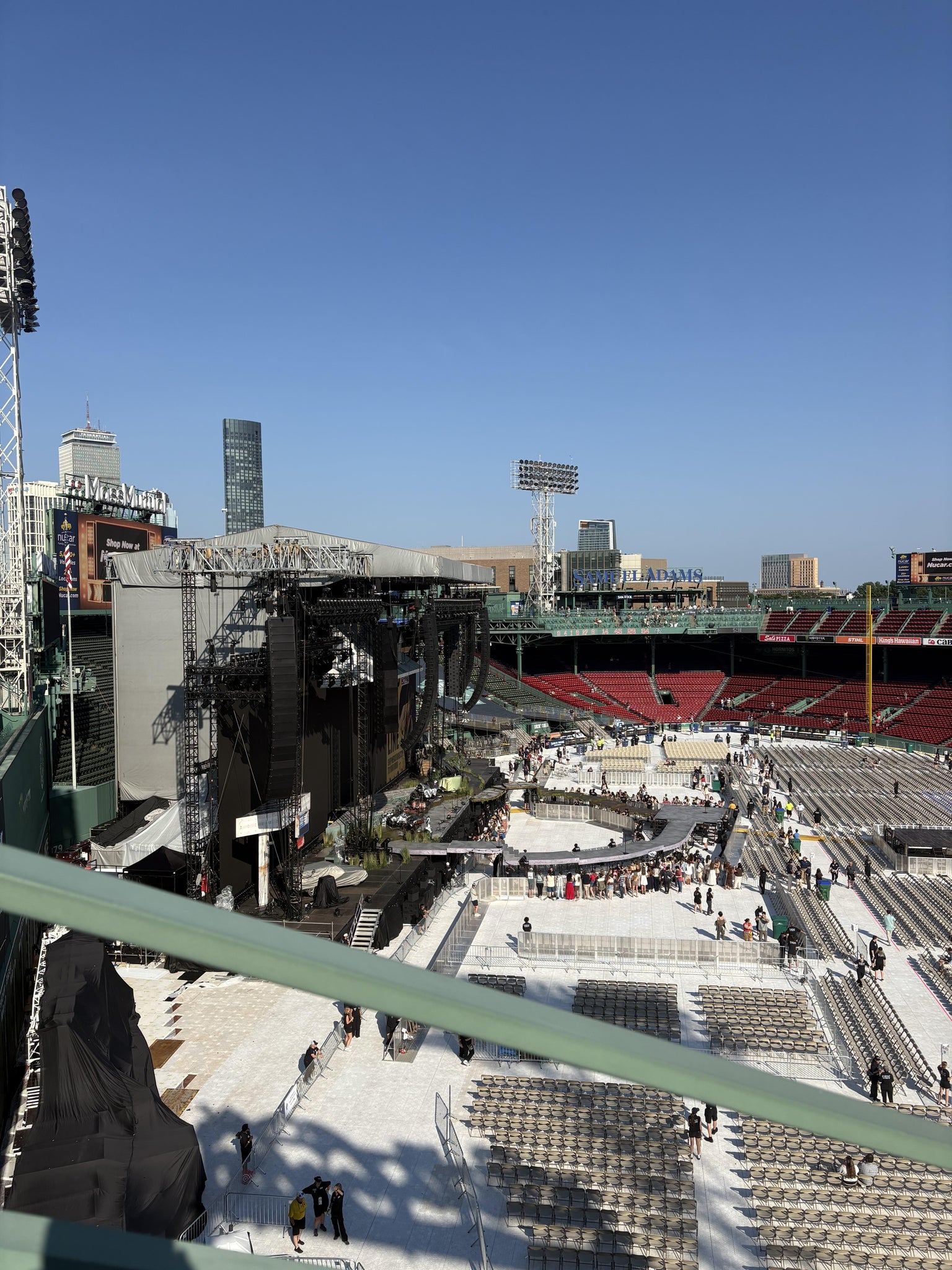 Real Fan View taken from Section LPR 20 at Fenway Park by Violet V