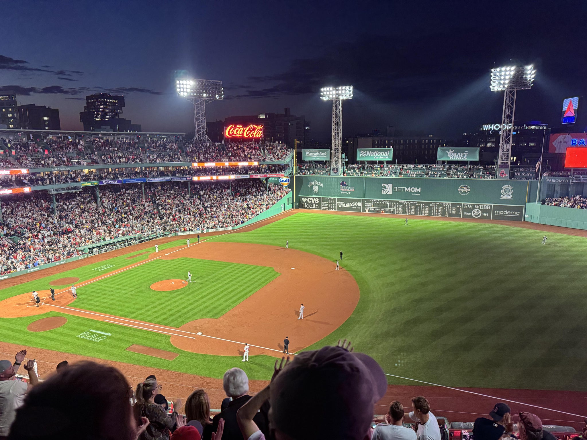 Real Fan View taken from Pavilion Box 11 at Fenway Park by Connor G