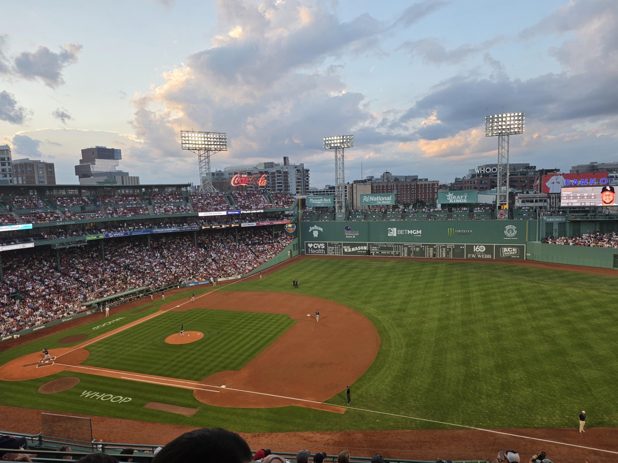 Real Fan View taken from Pavilion Box 11 at Fenway Park by Anonymous User