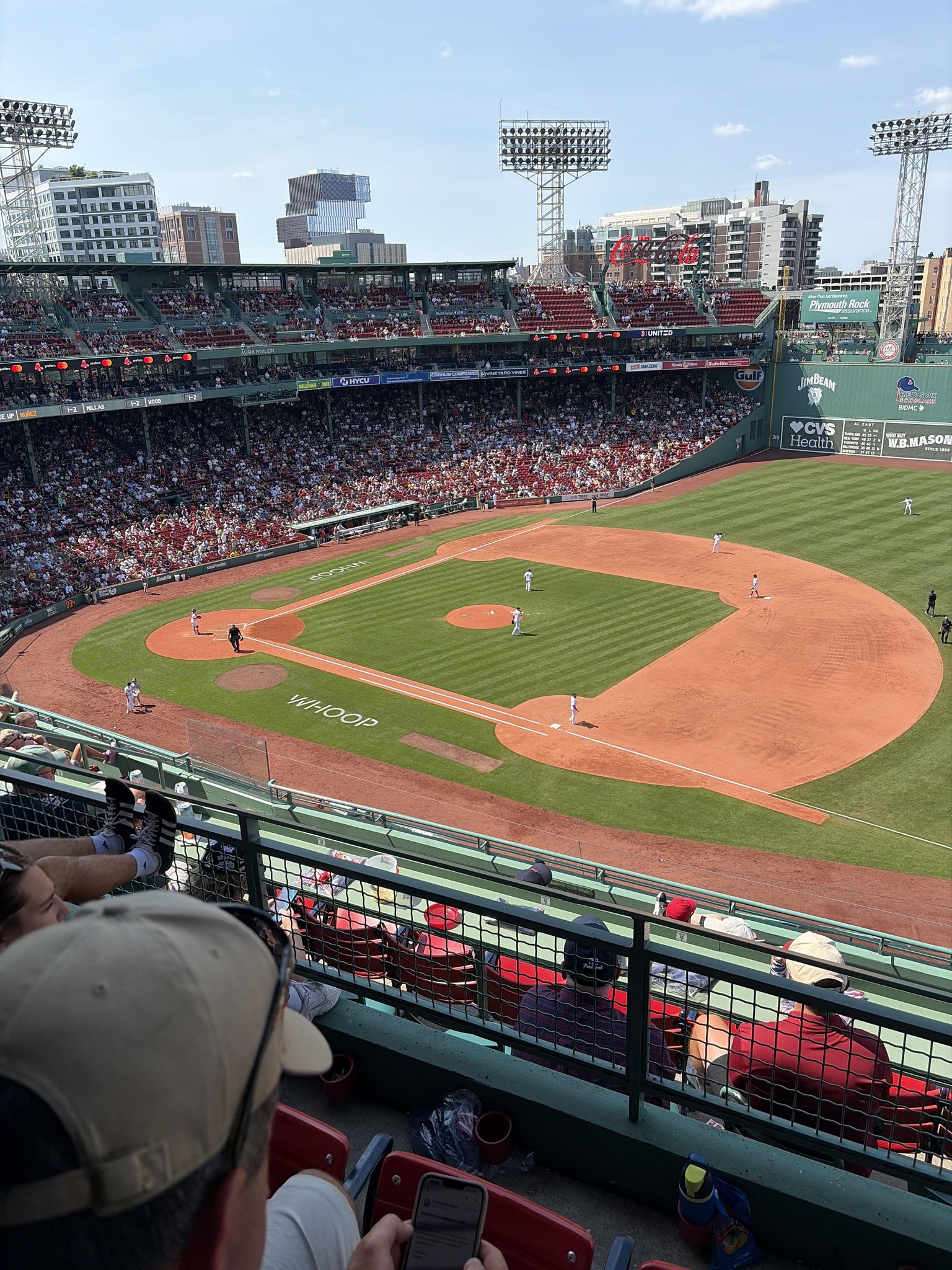 Real Fan View taken from Pavilion Box 11 at Fenway Park by Brandon B