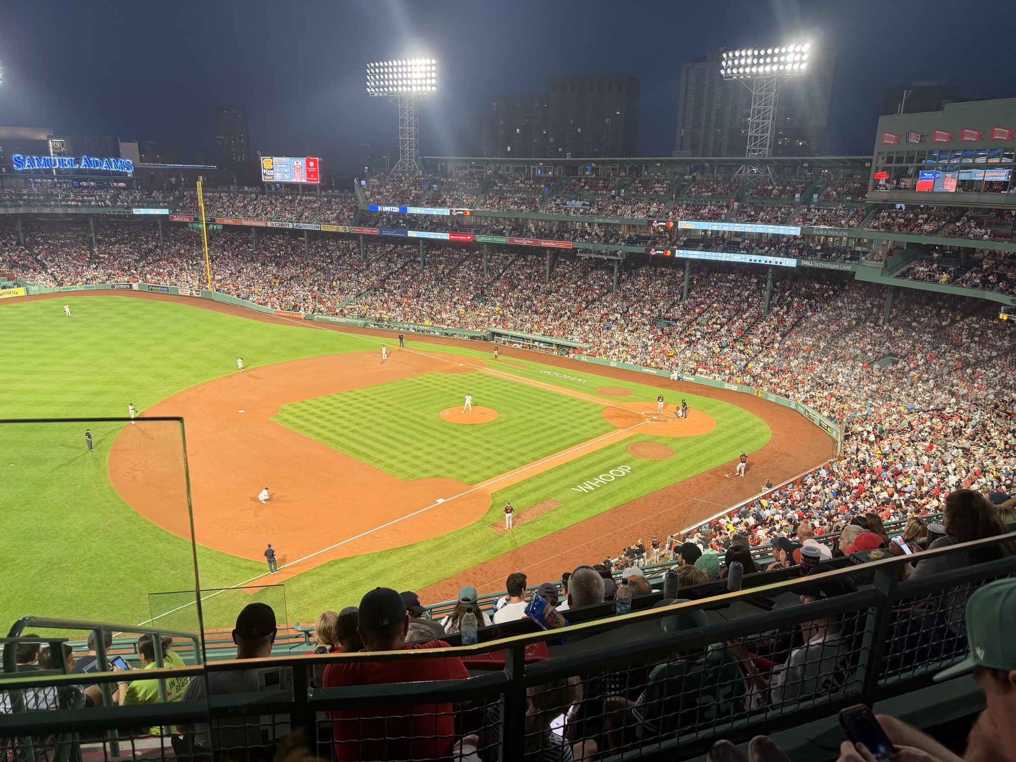 Real Fan View taken from Pavilion Box 12 at Fenway Park by William B