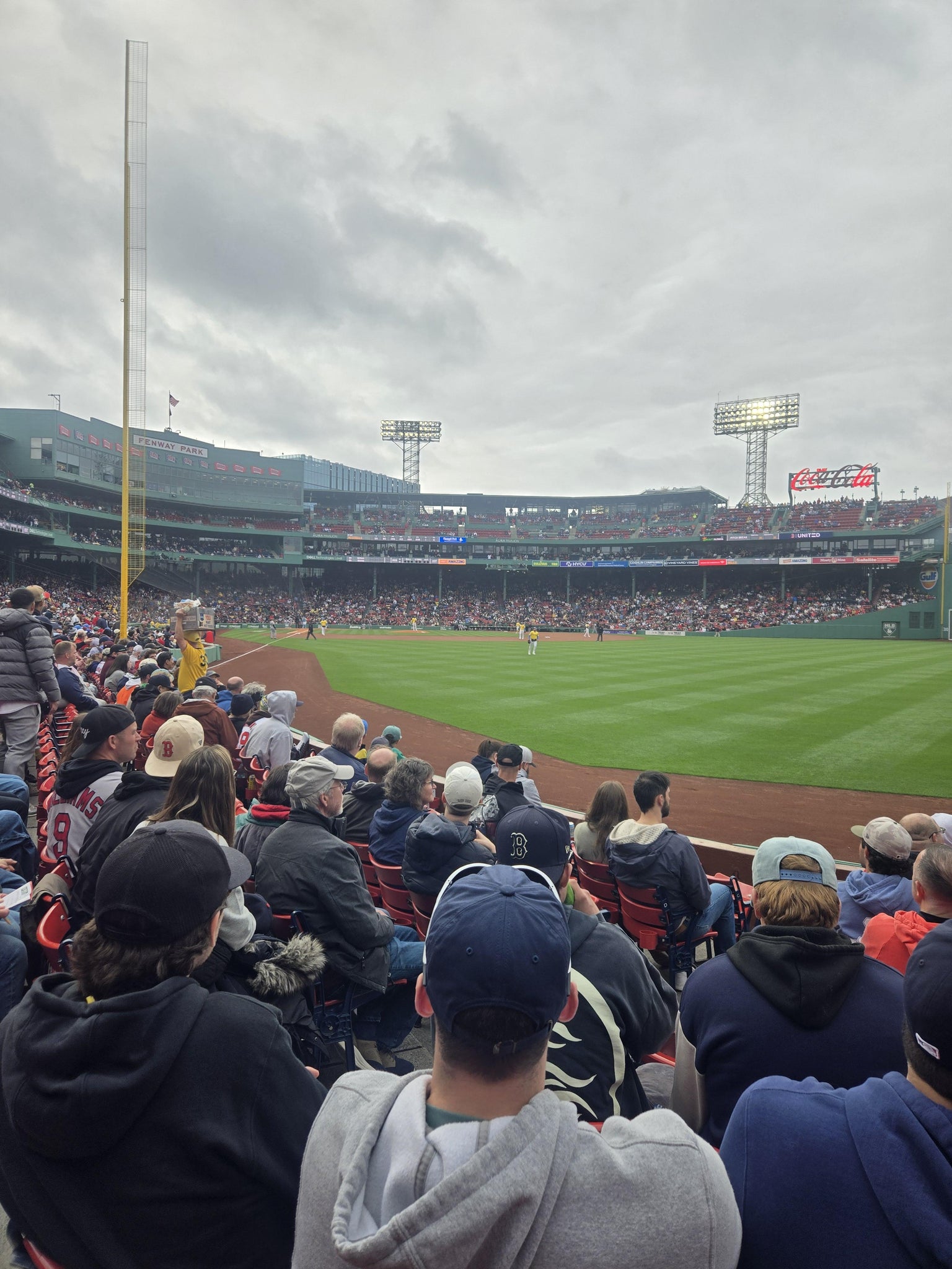 Real Fan View taken from Right Field Box 2 at Fenway Park by Greg F
