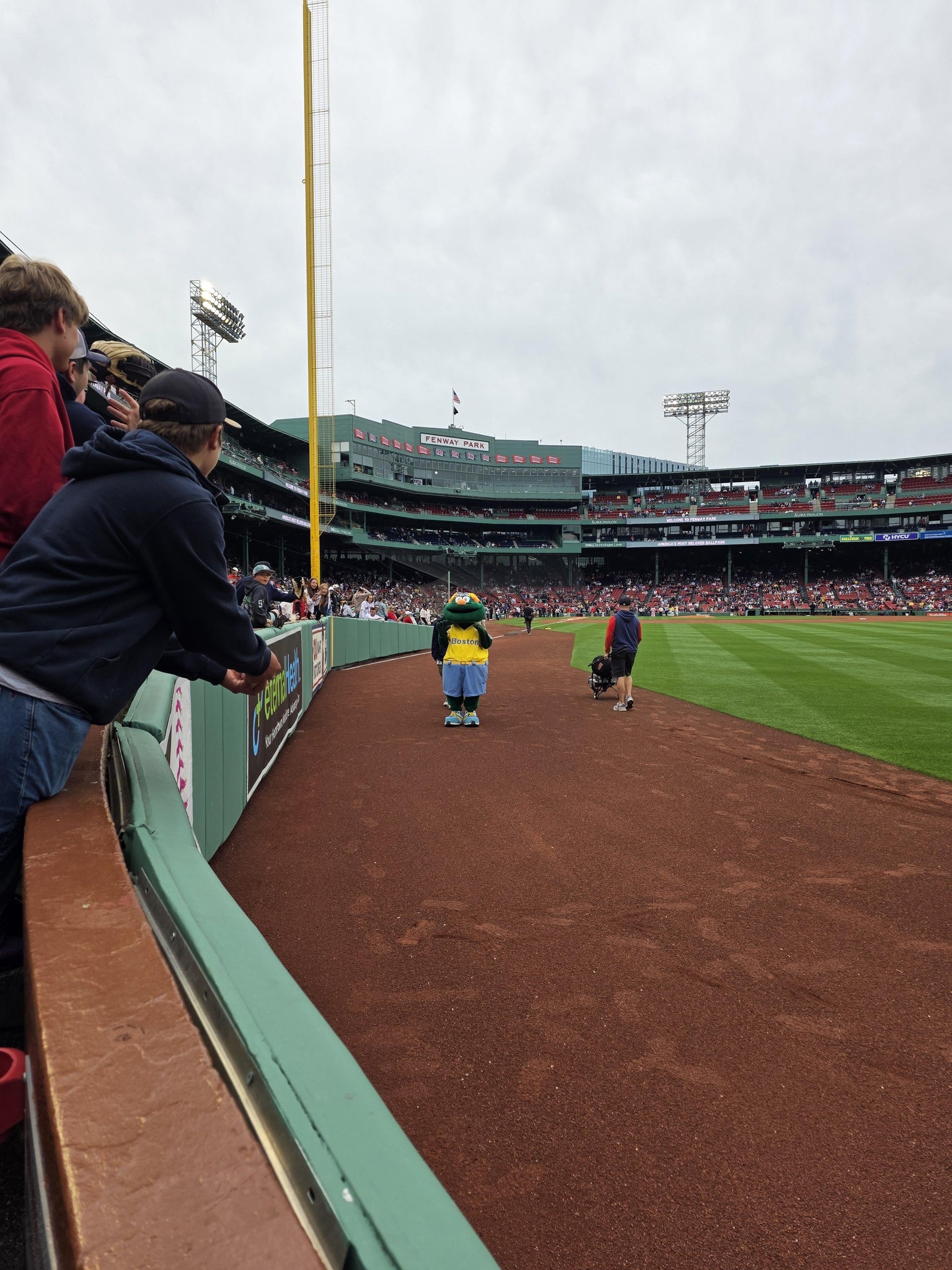 Real Fan View taken from Right Field Box 3 at Fenway Park by Eric M