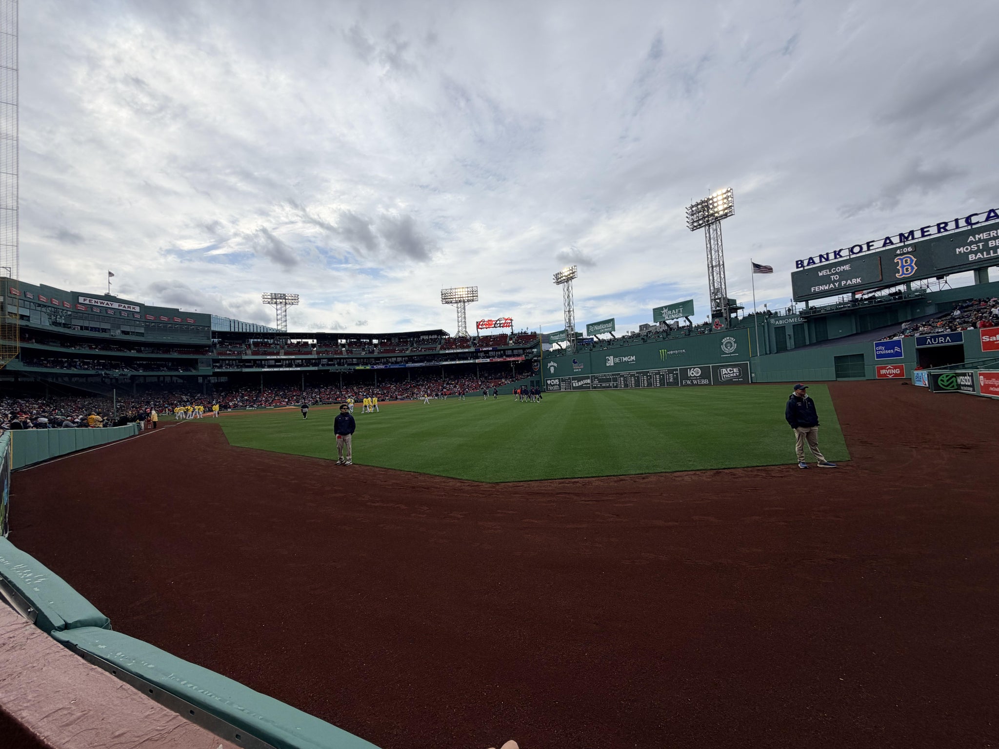 Real Fan View taken from Right Field Box 3 at Fenway Park by Austin G