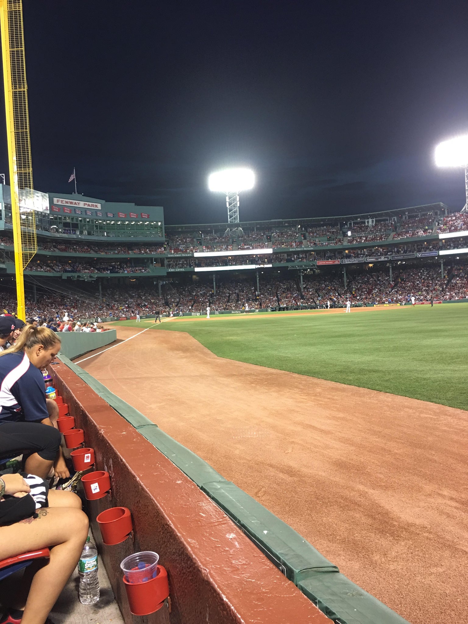 Vue réelle des fans prise de la Right Field Box 3 au site Fenway Park par Christian M