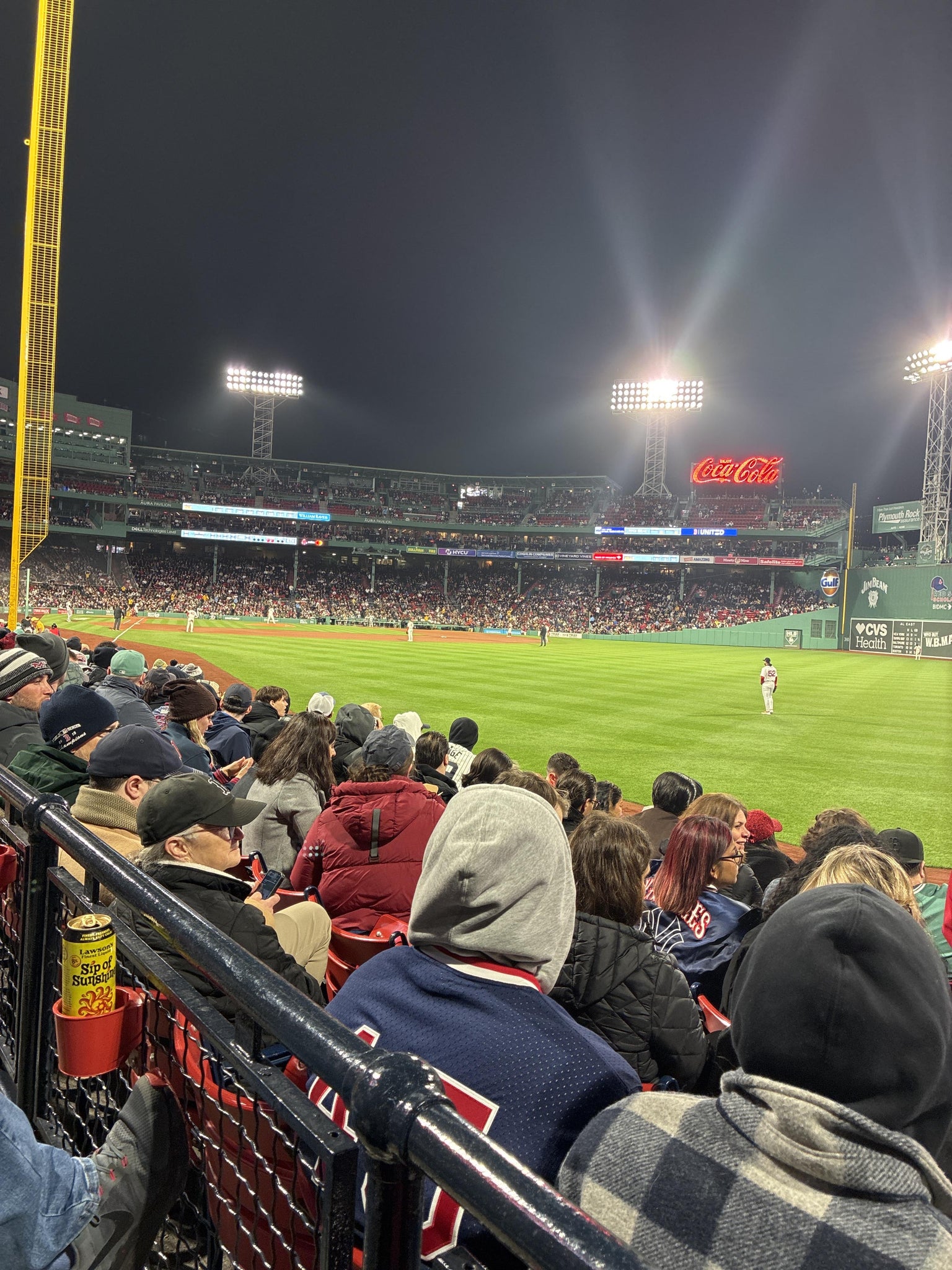 Real Fan View taken from Right Field Box 3 at Fenway Park by Savannah H