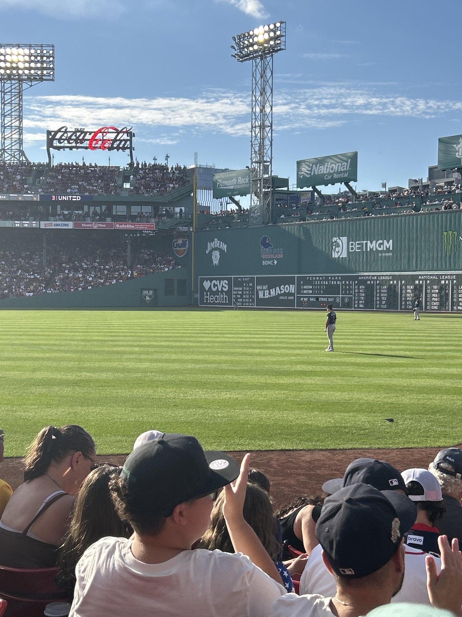 Real Fan View taken from Right Field Box 3 at Fenway Park by Stevie C